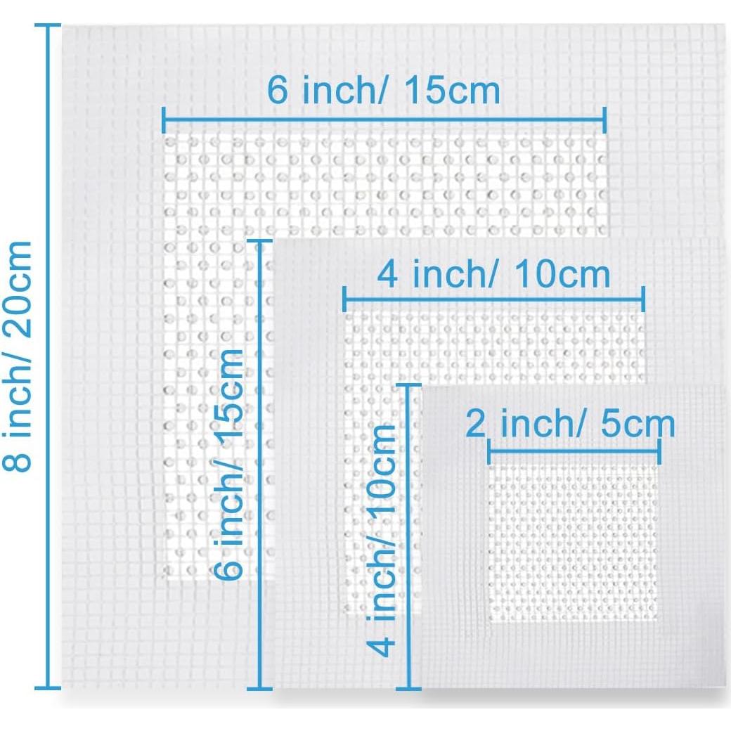 Kit de Parcheo de Dry Wall HSDNDUR 10 Piezas Autoadhesivo