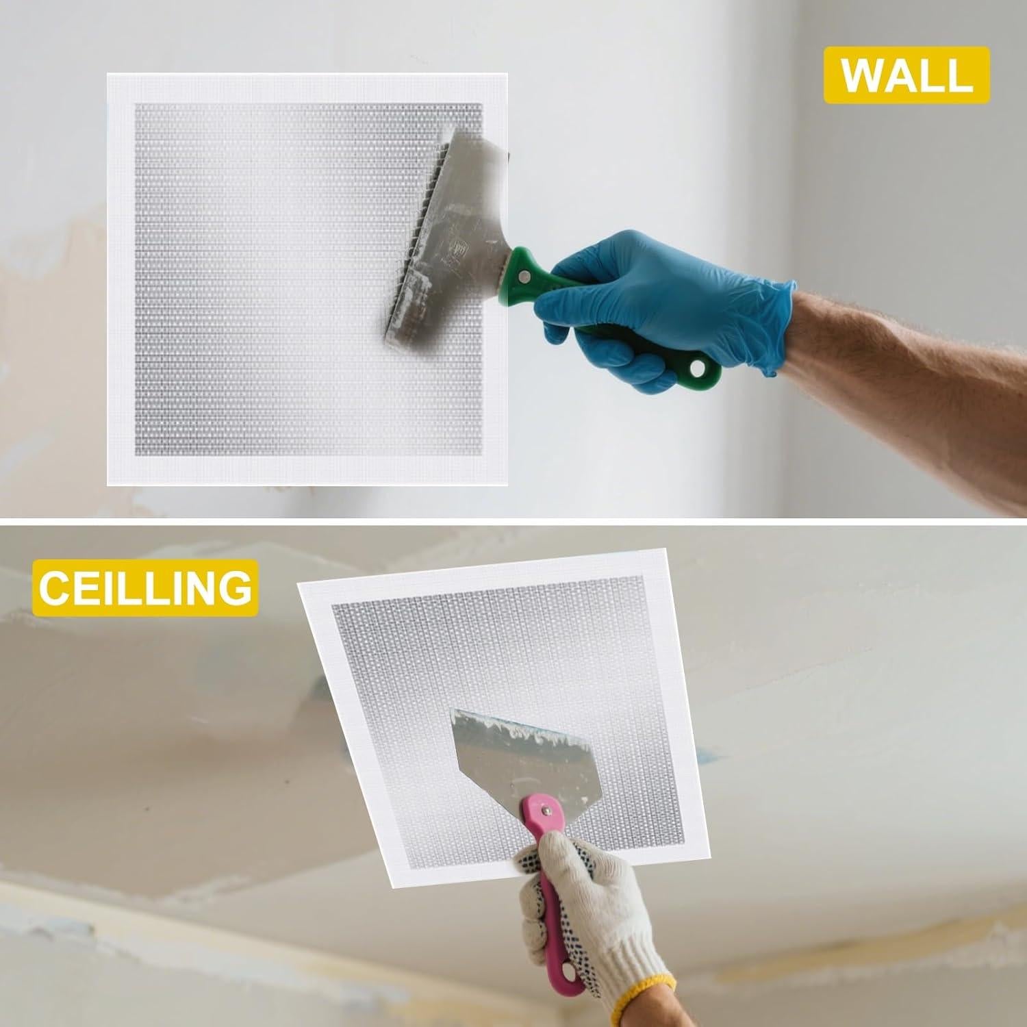 Kit de Parche de Reparación de Drywall KBCLN 30.5x30.5 cm (4-Pack)