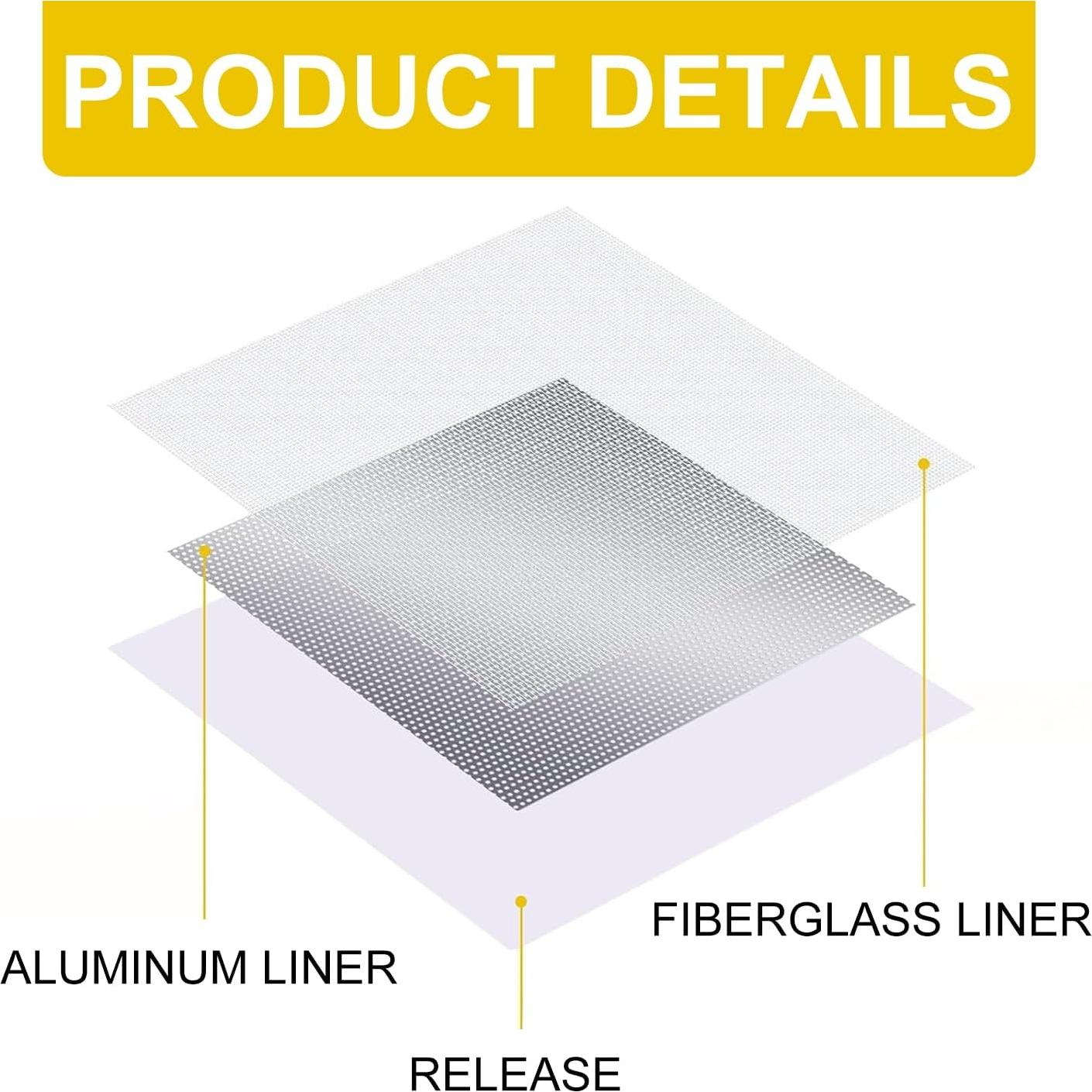 Kit de Parche de Reparación de Drywall KBCLN 30.5x30.5 cm (4-Pack)