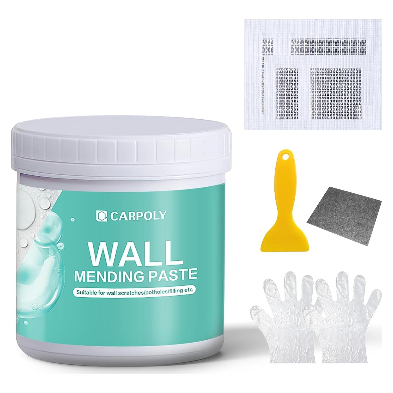 Kit de Reparación de Drywall Carpoly 32oz - Masilla y Parches