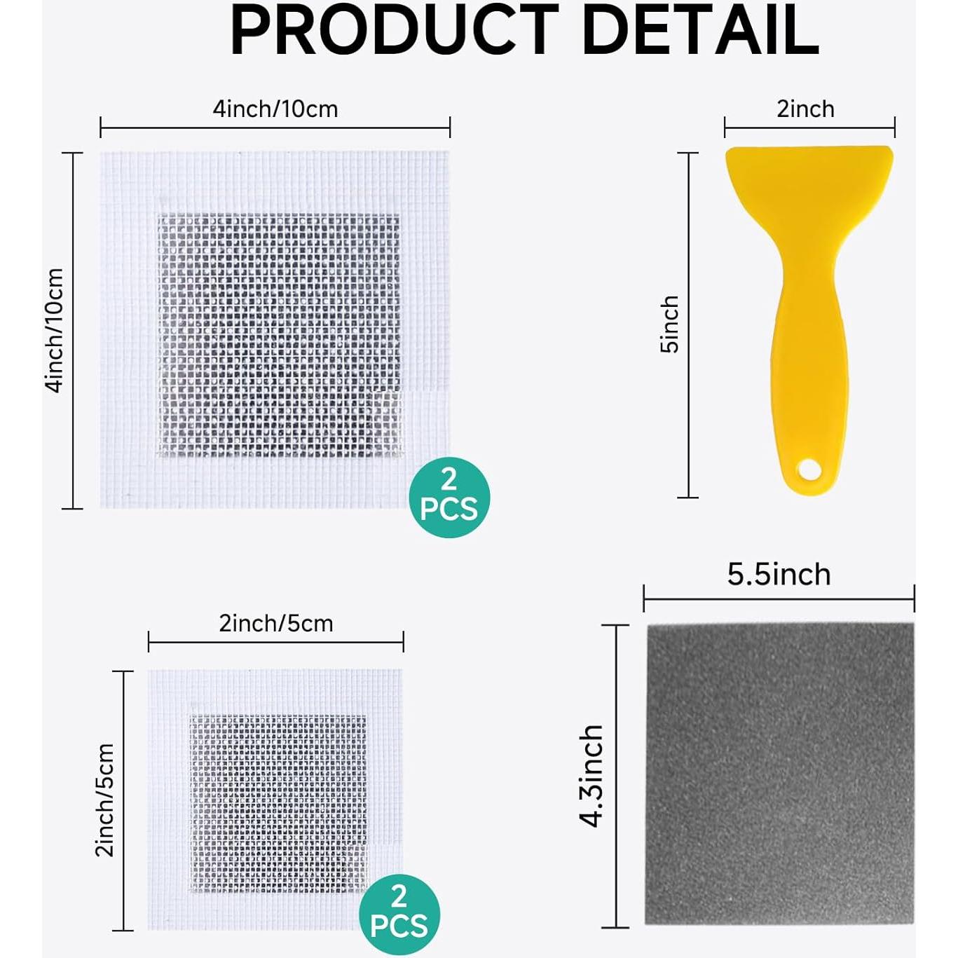 Kit de Reparación de Drywall Carpoly 32oz - Masilla y Parches