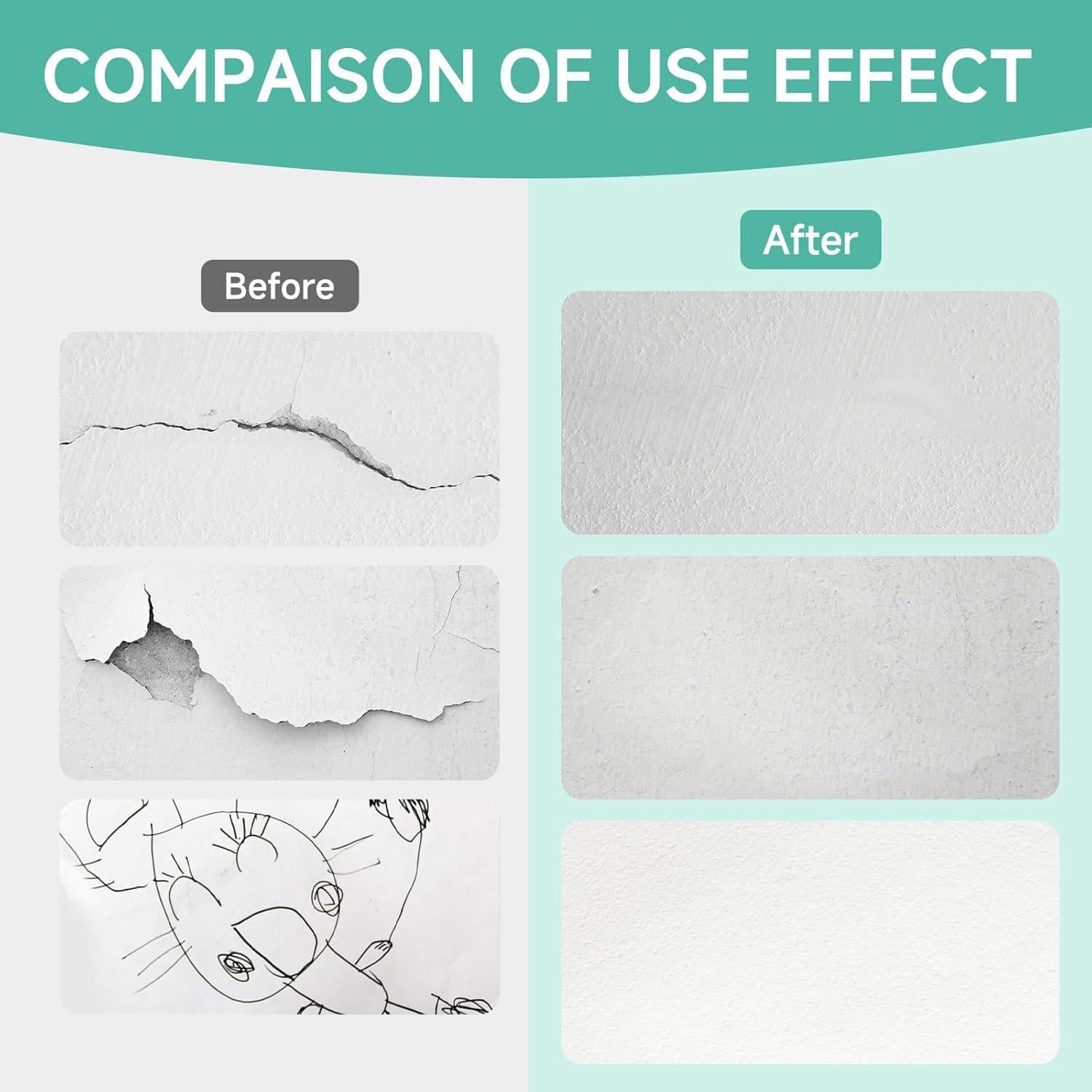 Kit de Reparación de Drywall Carpoly 32oz - Masilla y Parches