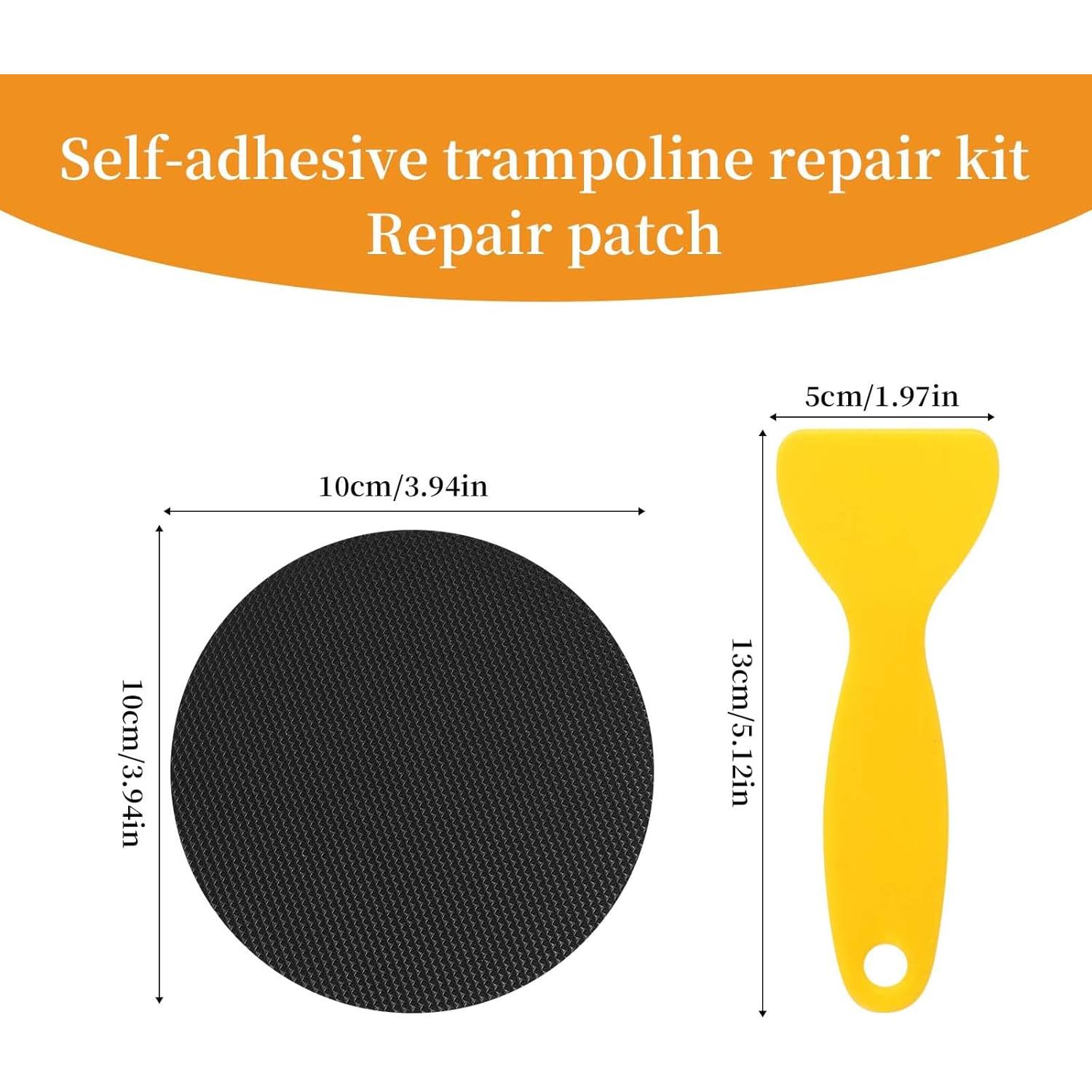 Kit de Reparación de Trampolín Lyreh 6 Piezas 10x10cm