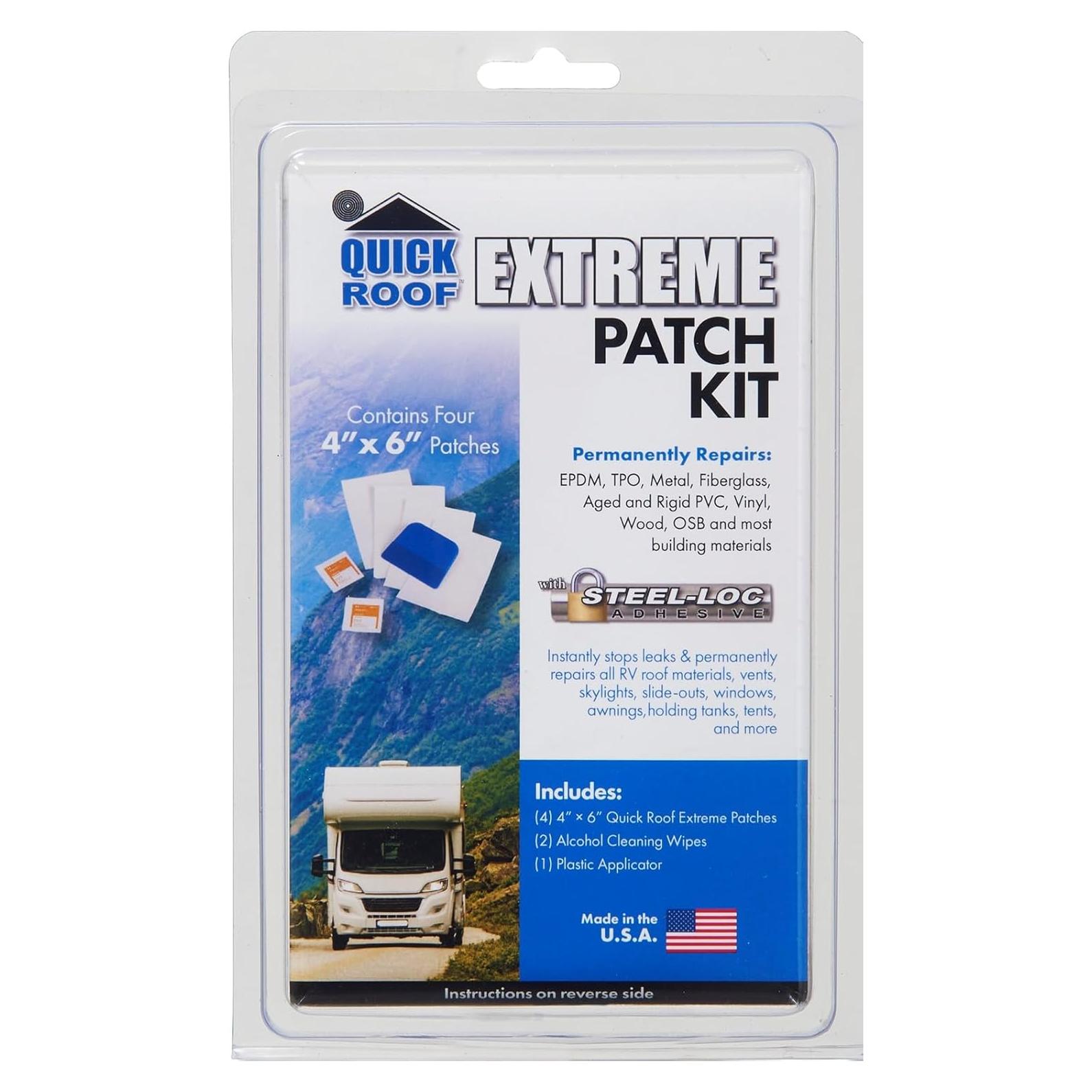 Kit de Parche Rápido Extremo Quick Roof UBE46KIT 4 Piezas