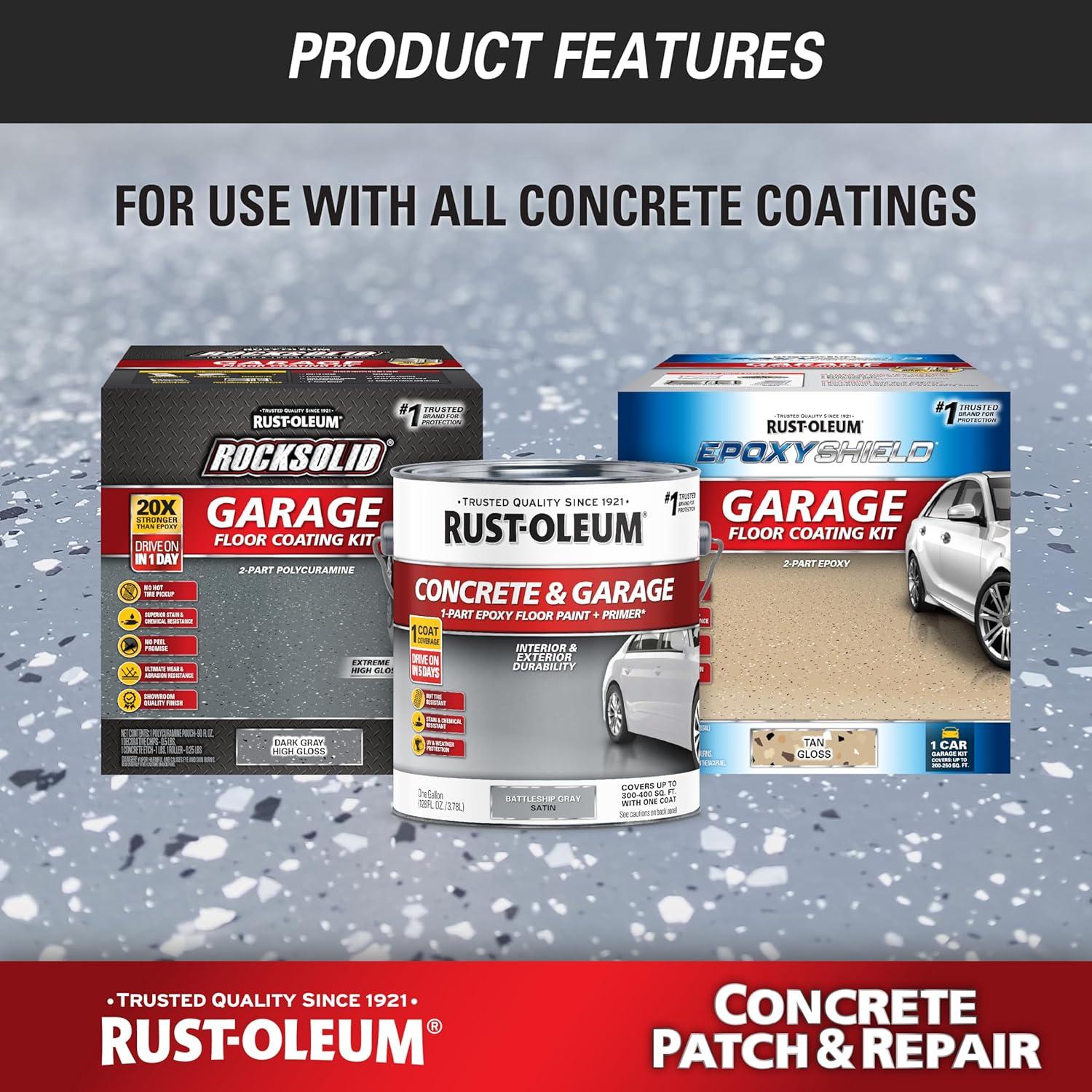 Parche y Reparación de Concreto Rust-Oleum 301012 24 oz Gris