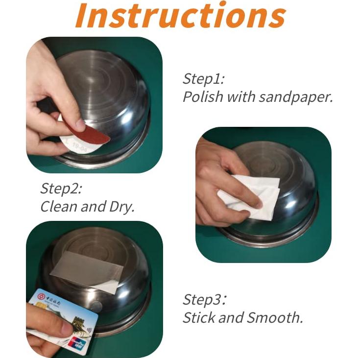 Kit de Reparación de Fugas de Aluminio YOOOYOO 12PCS