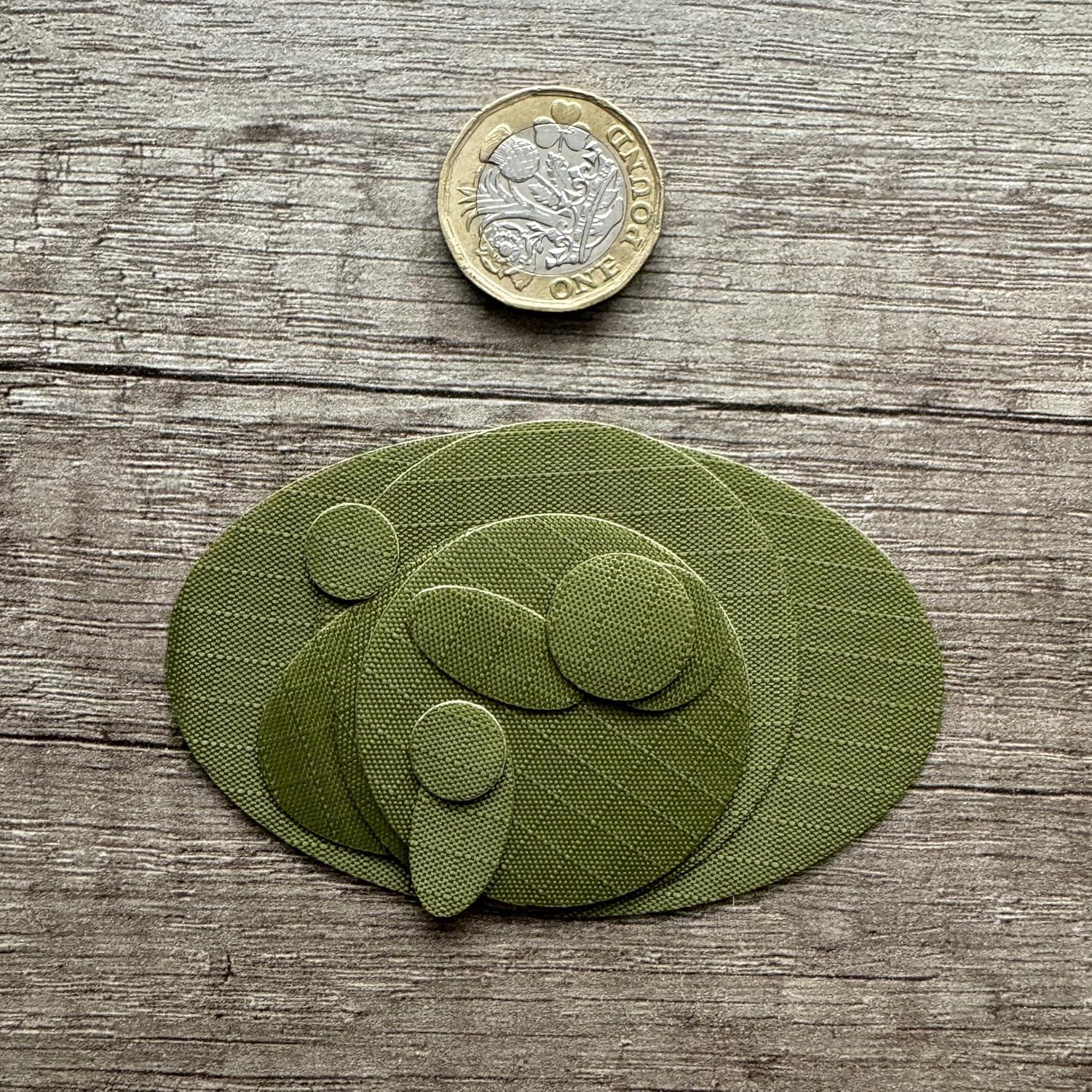 Parches de Reparación Autoadhesivos aZengear 11 Piezas Verde Oliva