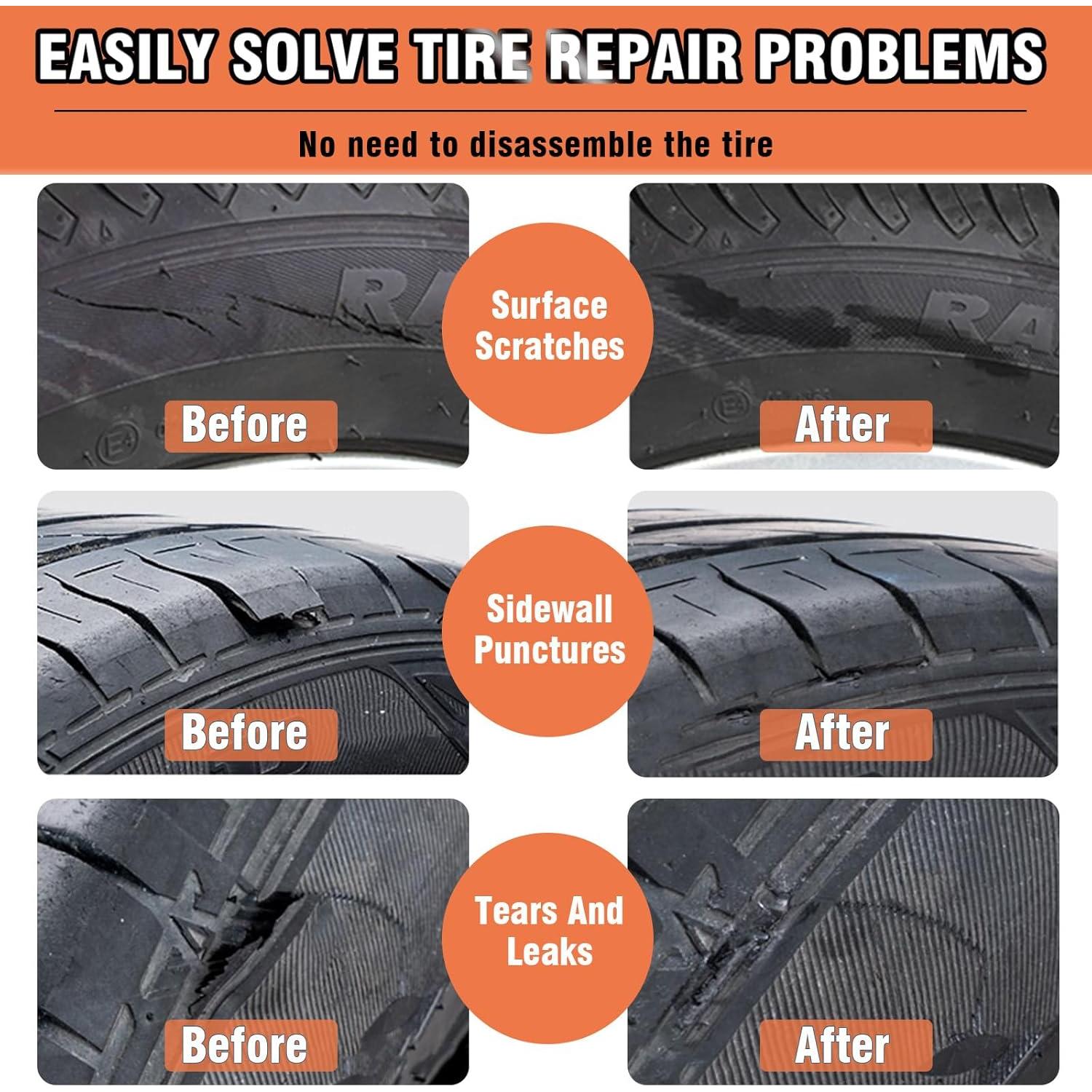 Pegamento para Reparación de Neumáticos Bellisinno 10ml x2