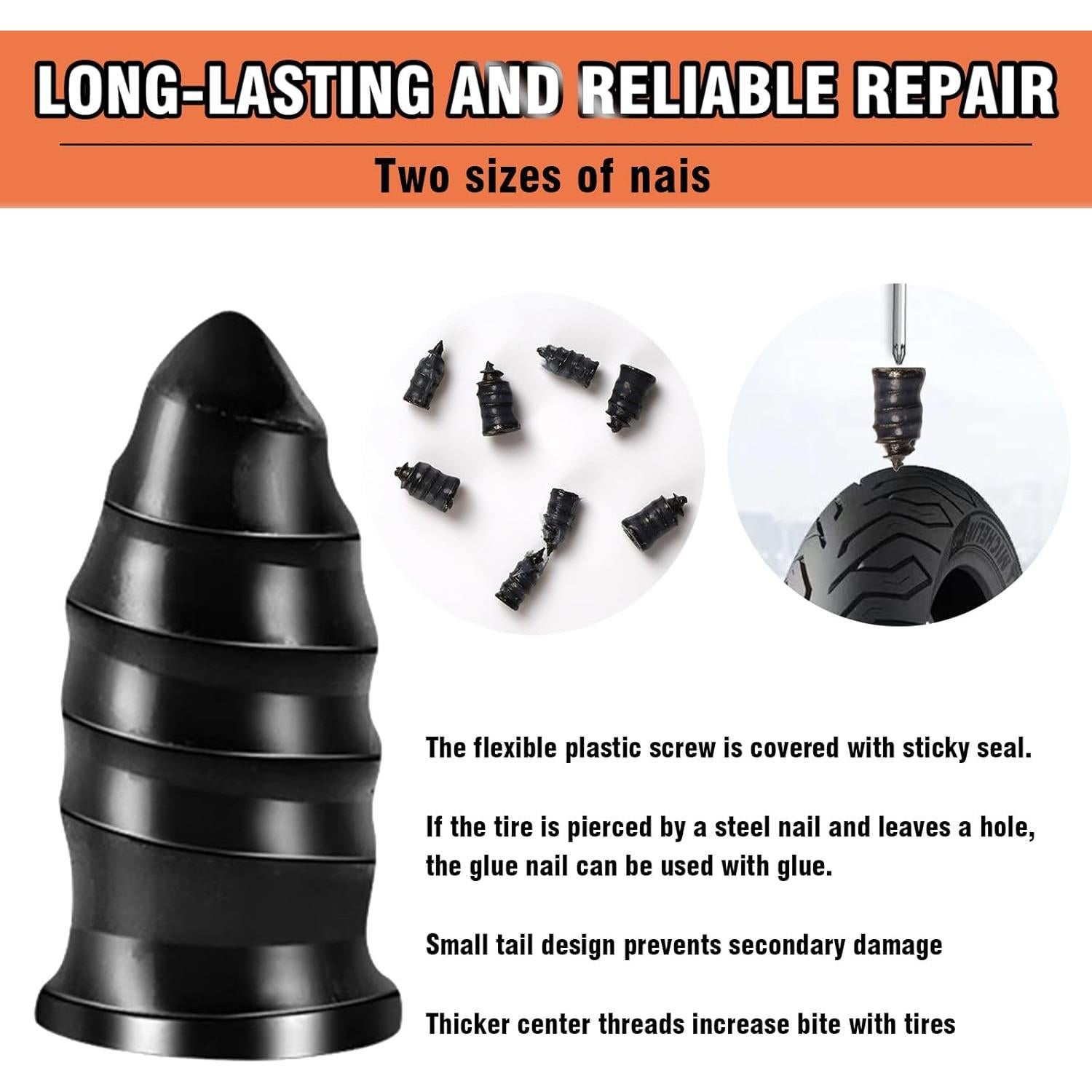 Pegamento para Reparación de Neumáticos Bellisinno 10ml x2