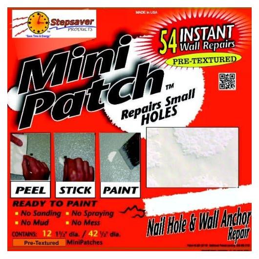 Kit de Reparación de Pared Texturizada Stepsaver 54 Parches