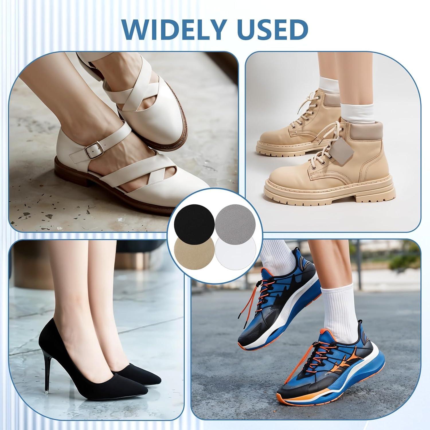 Kit de Parches para Zapatos 24 Pcs Franela Autoadhesivos