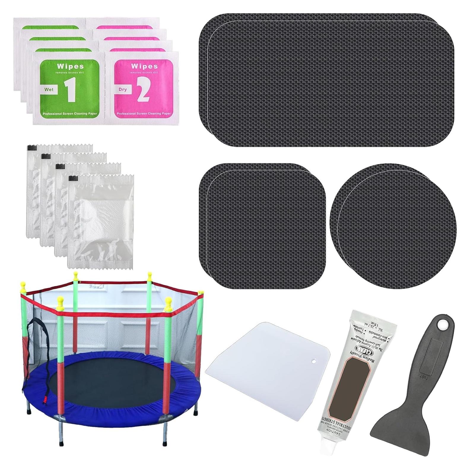 Kit de Reparación de Trampolín TIUSUTA - 6 Parches Autoadhesivos