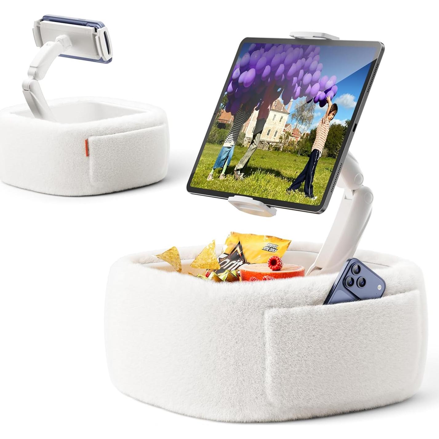 Soporte de Almohada LULULOOK para Tabletas 4.7-14.6" Blanco