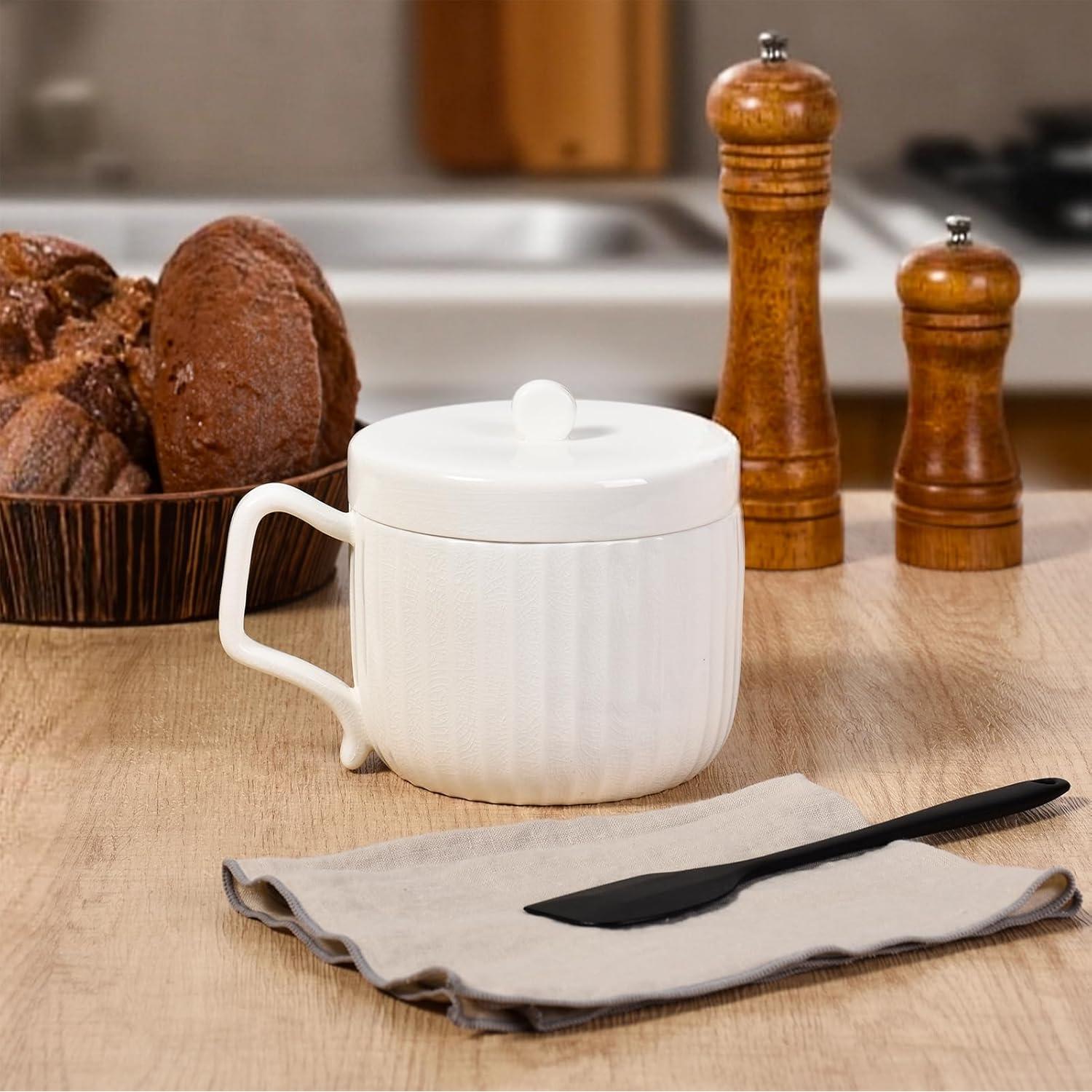 Contenedor de Grasa de Tocino Lunavita con Colador y Espátula