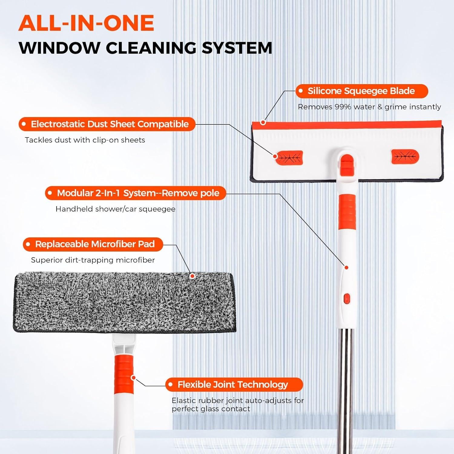 Limpiaparabrisas Profesional 2-en-1 Keyloland 55" (139.7 cm)