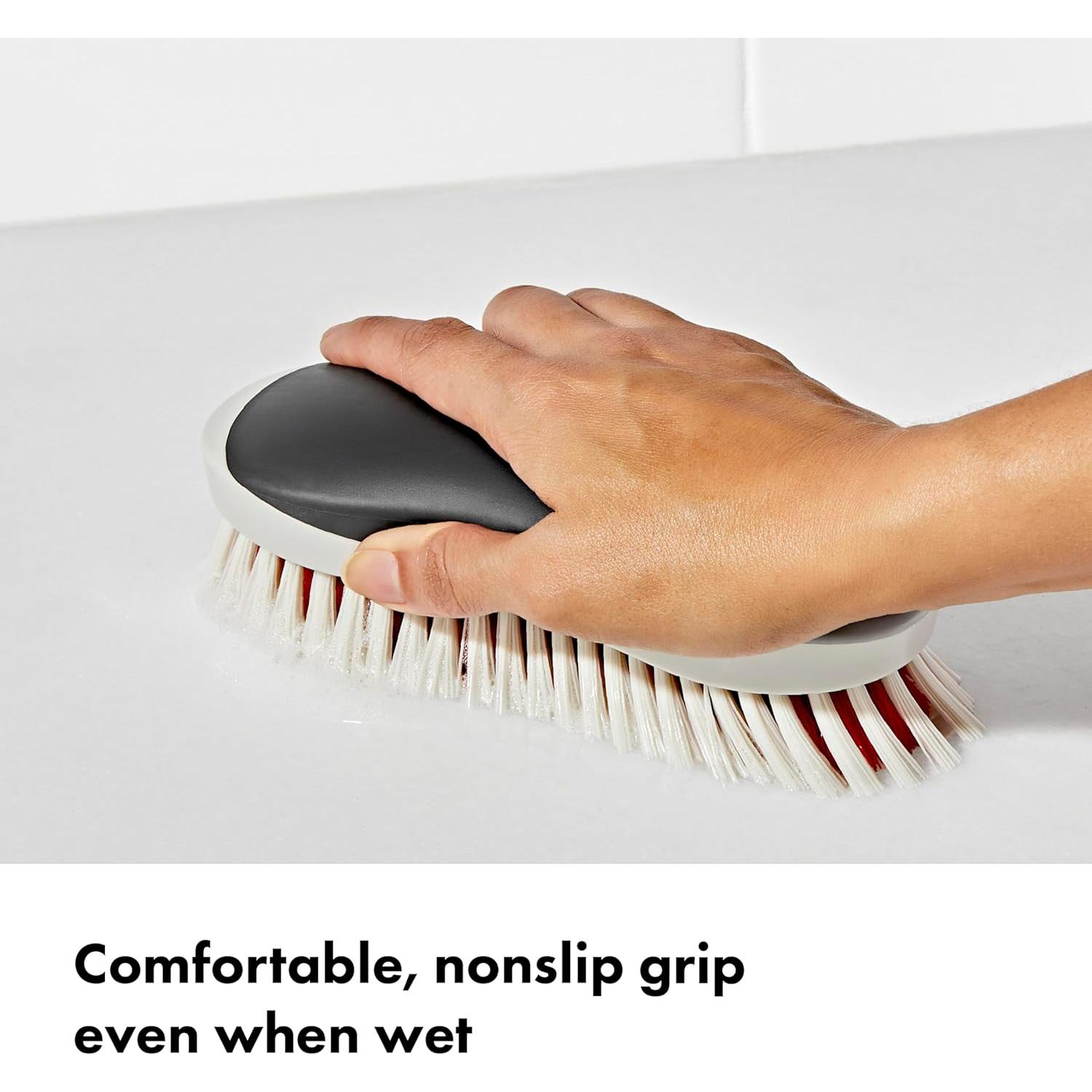 Juego de Cepillos OXO Good Grips para Juntas y Limpieza