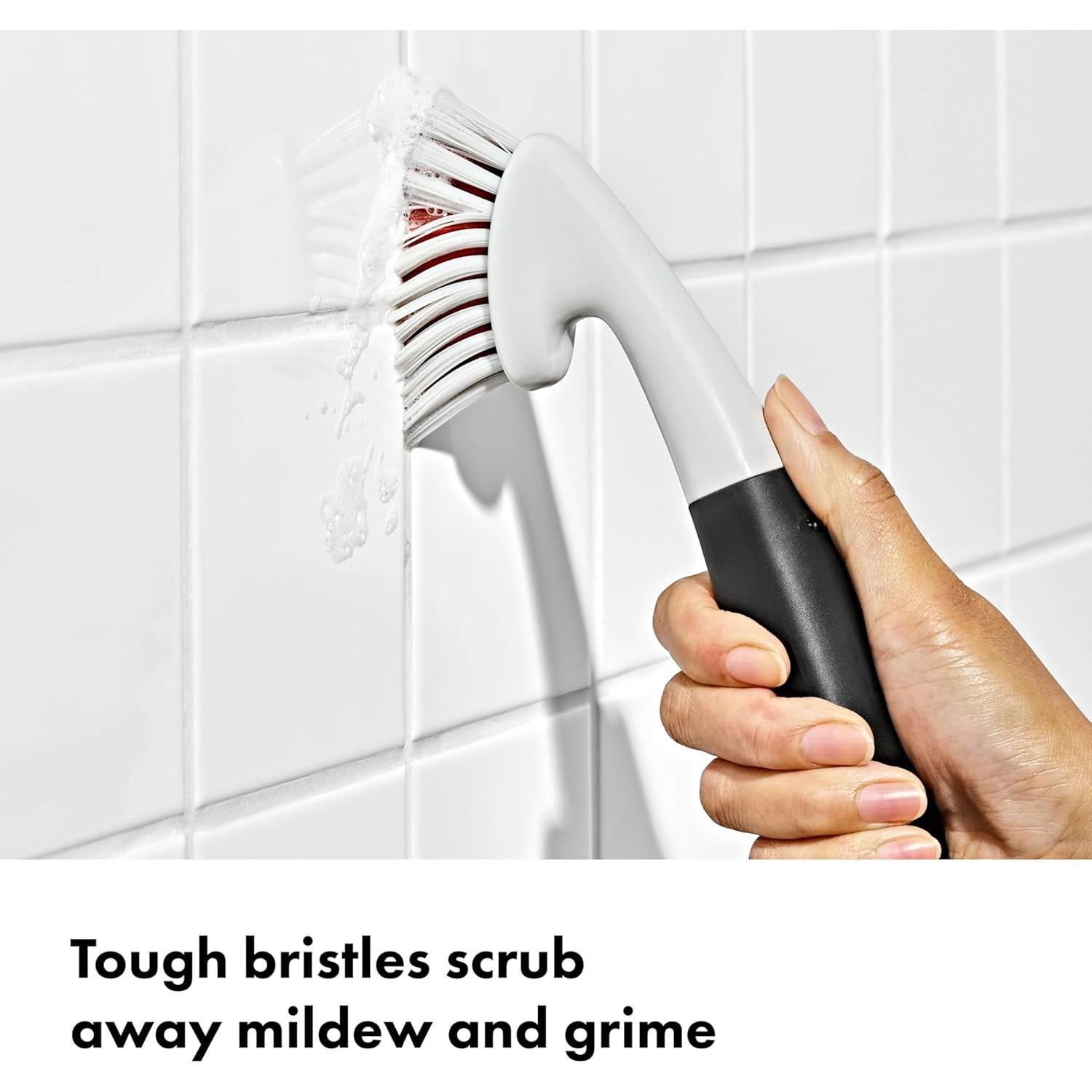 Juego de Cepillos OXO Good Grips para Juntas y Limpieza