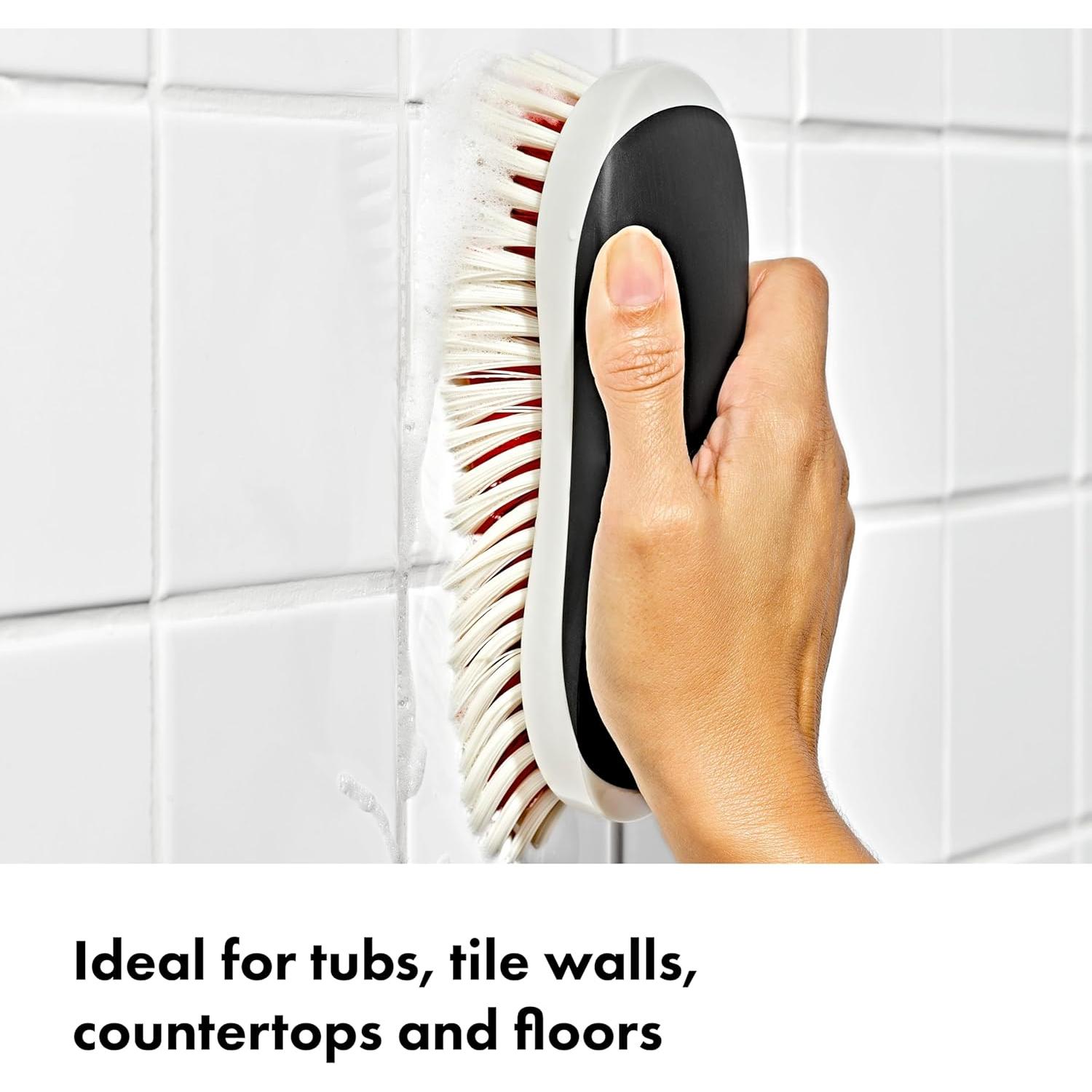 Juego de Cepillos OXO Good Grips para Juntas y Limpieza