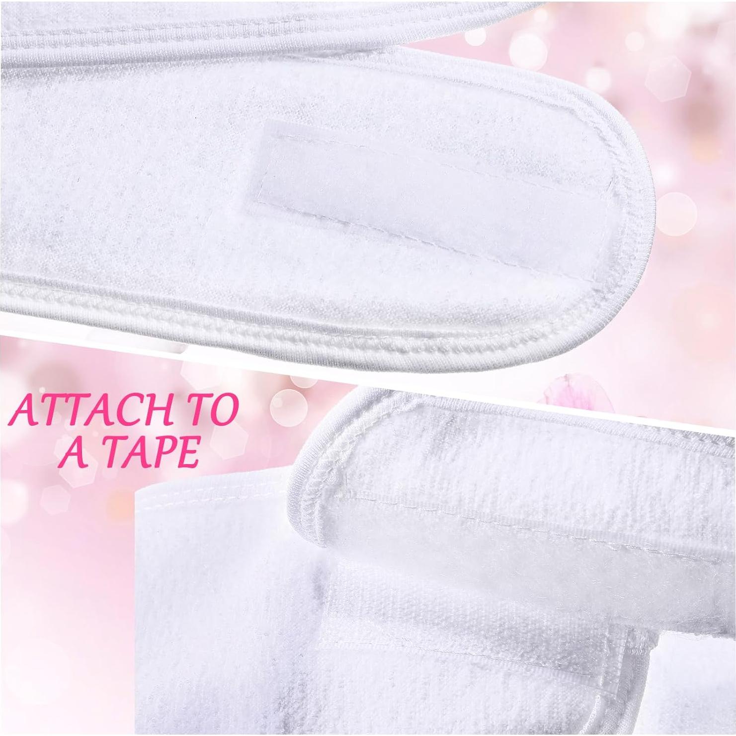 Banda de Cabeza Spa Hoteam 30 Piezas Ajustable Blanca