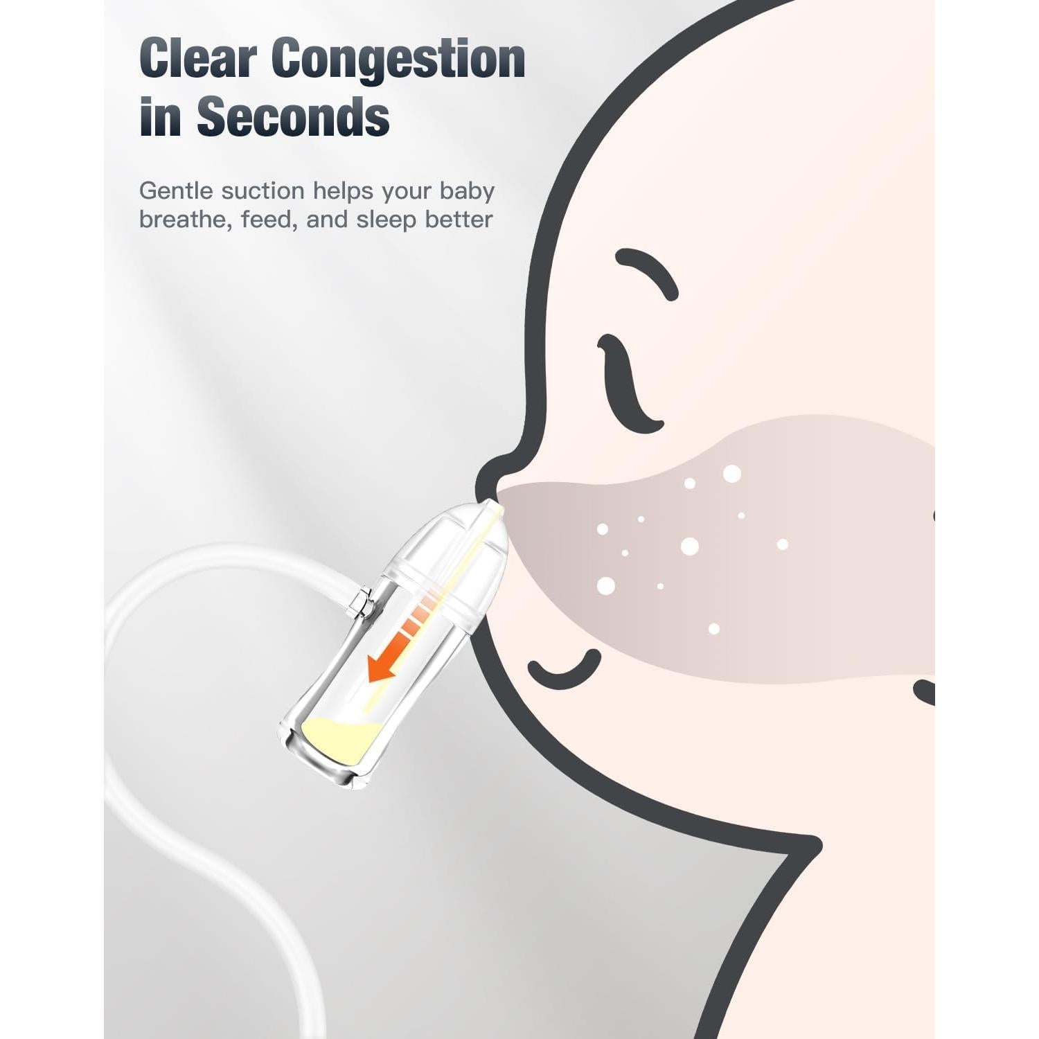 Aspirador Nasal Manual OMNILOVE para Bebé - Suave y Efectivo