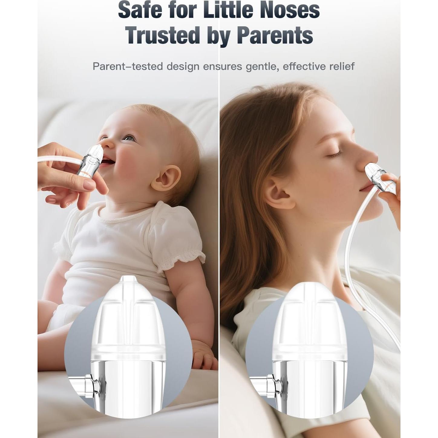Aspirador Nasal Manual OMNILOVE para Bebé - Suave y Efectivo