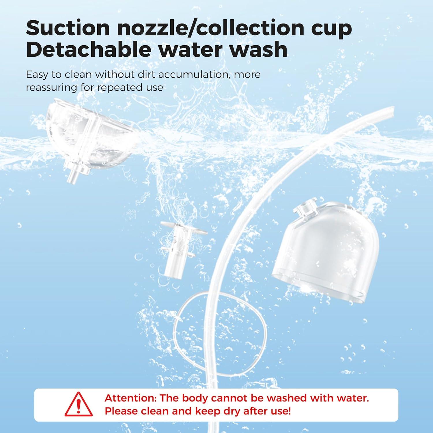 Aspirador Nasal Eléctrico para Bebé Werusto con Luz y Música