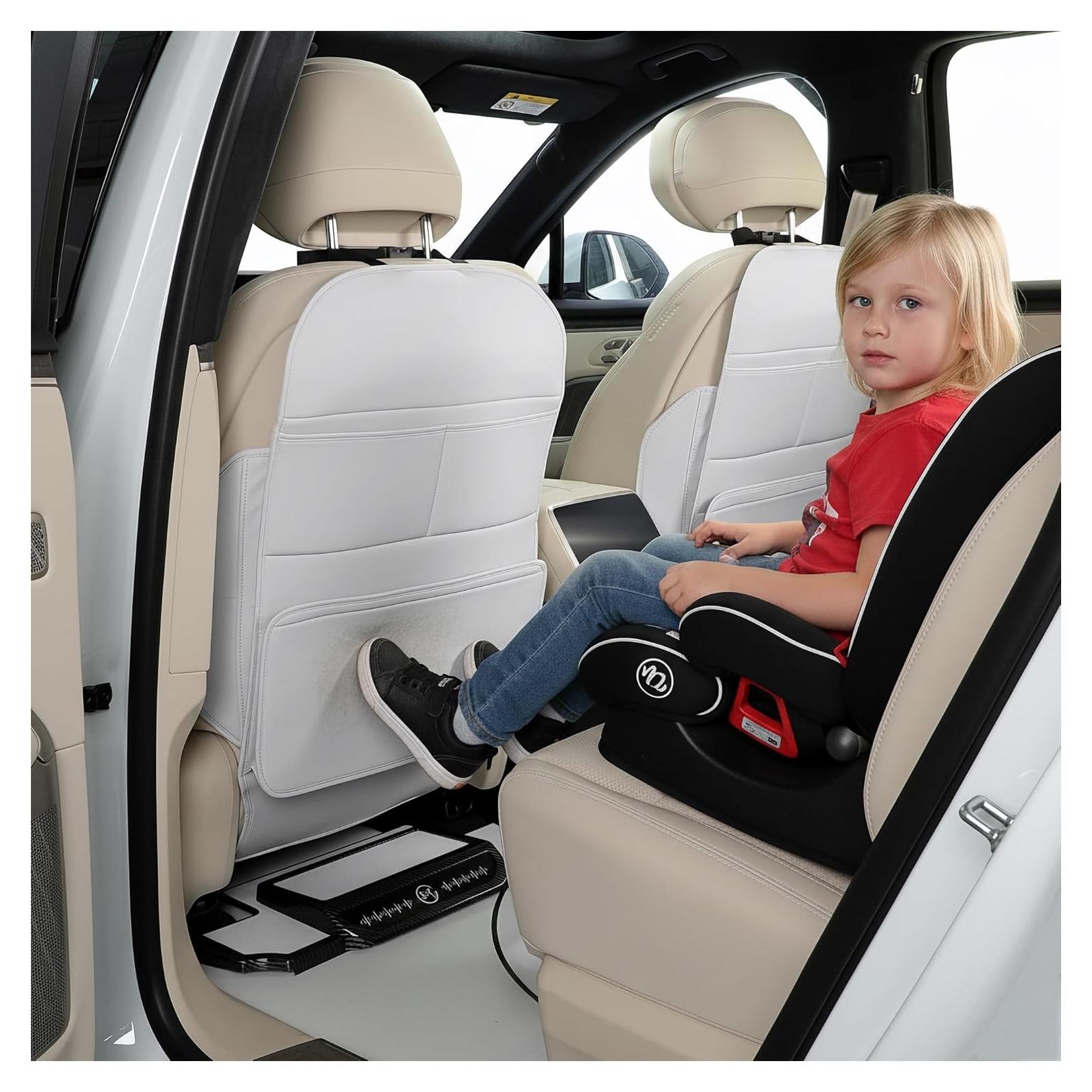 Protector de Asiento Trasero TAIKOO Blanco Crema - 2 Pcs