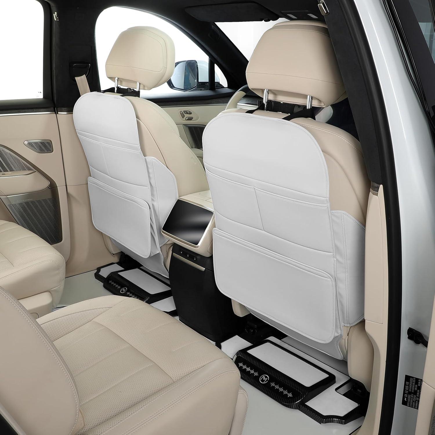 Protector de Asiento Trasero TAIKOO Blanco Crema - 2 Pcs