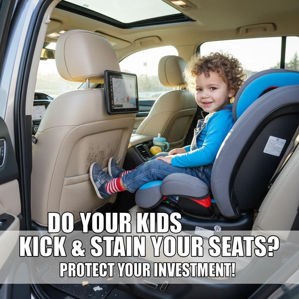 Protector de Respaldo de Asiento + Organizador Negro TK152225