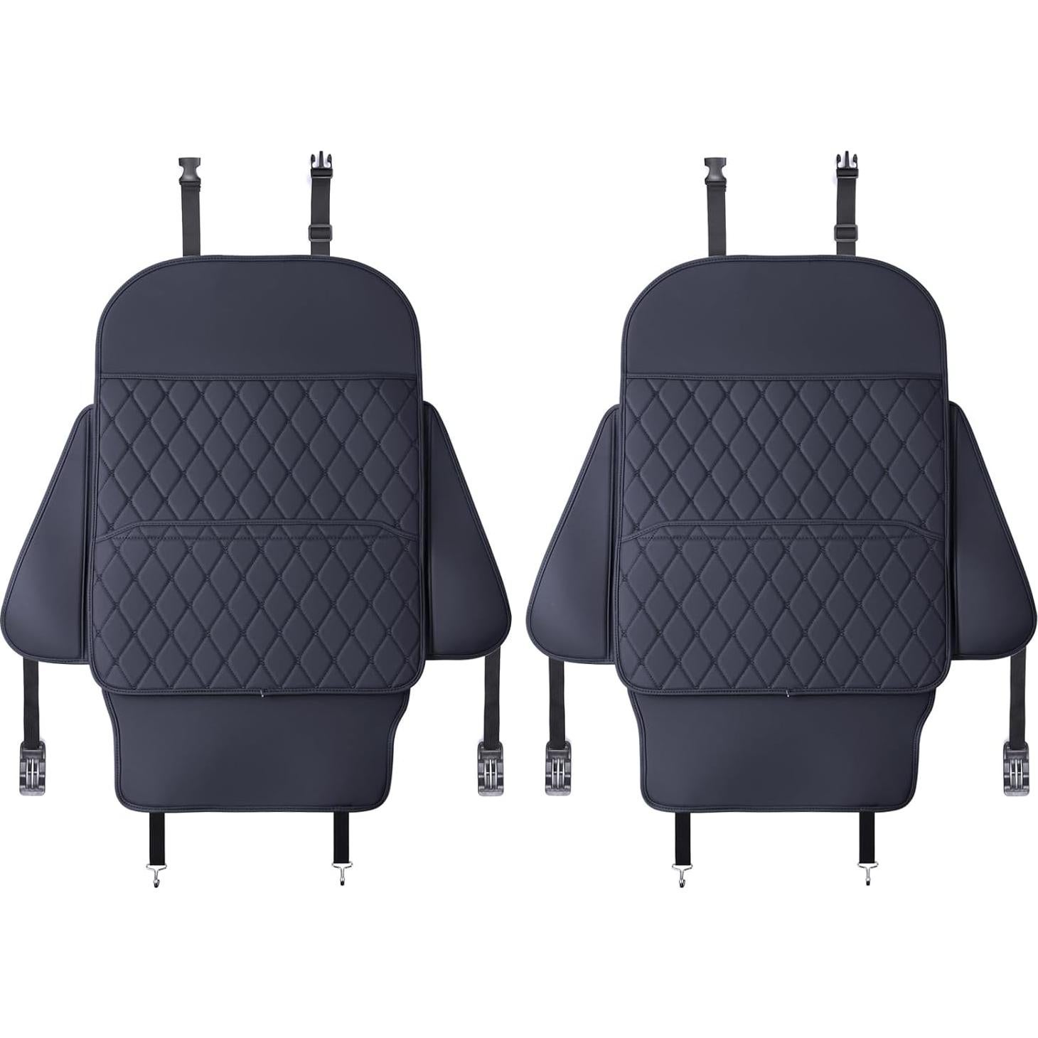 Protector de Respaldo de Asiento + Organizador Negro TK152225