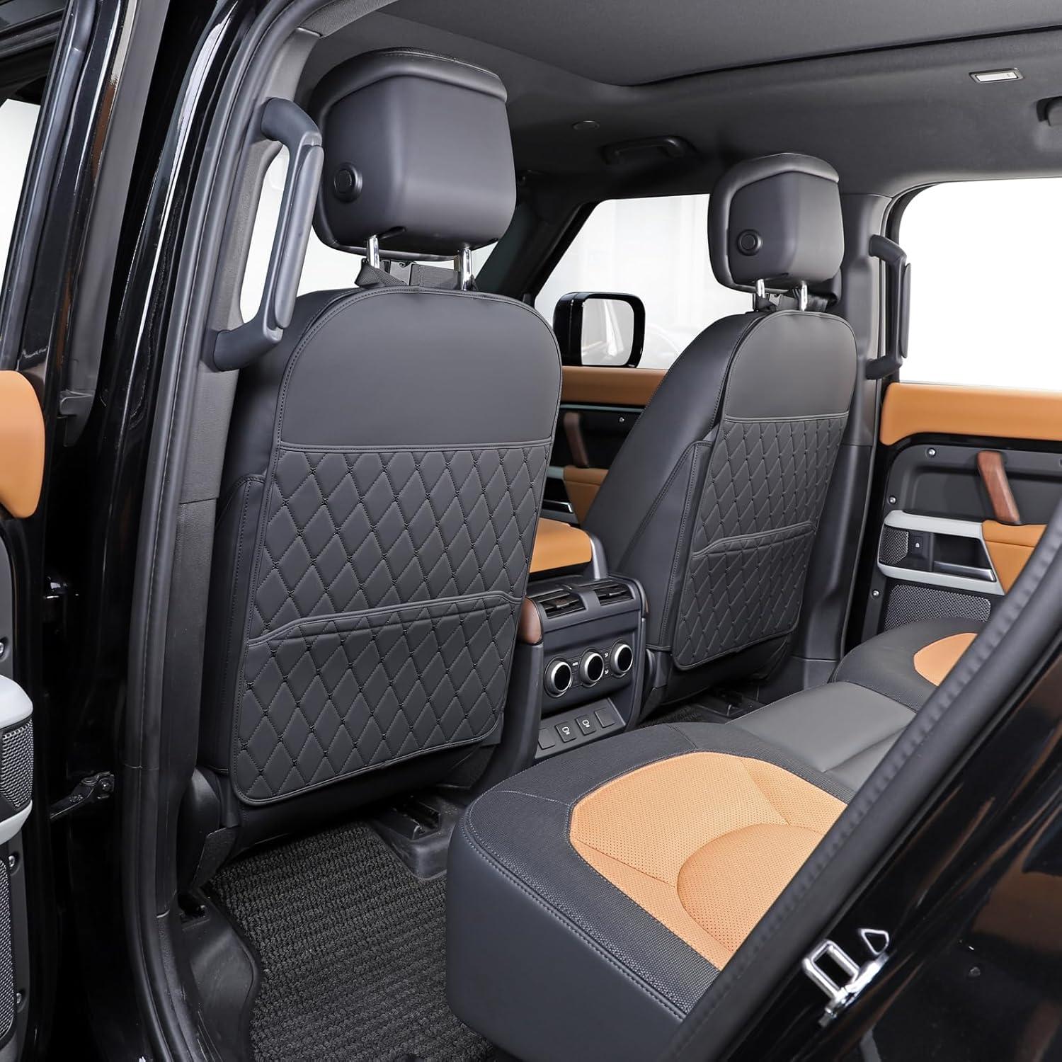 Protector de Respaldo de Asiento + Organizador Negro TK152225