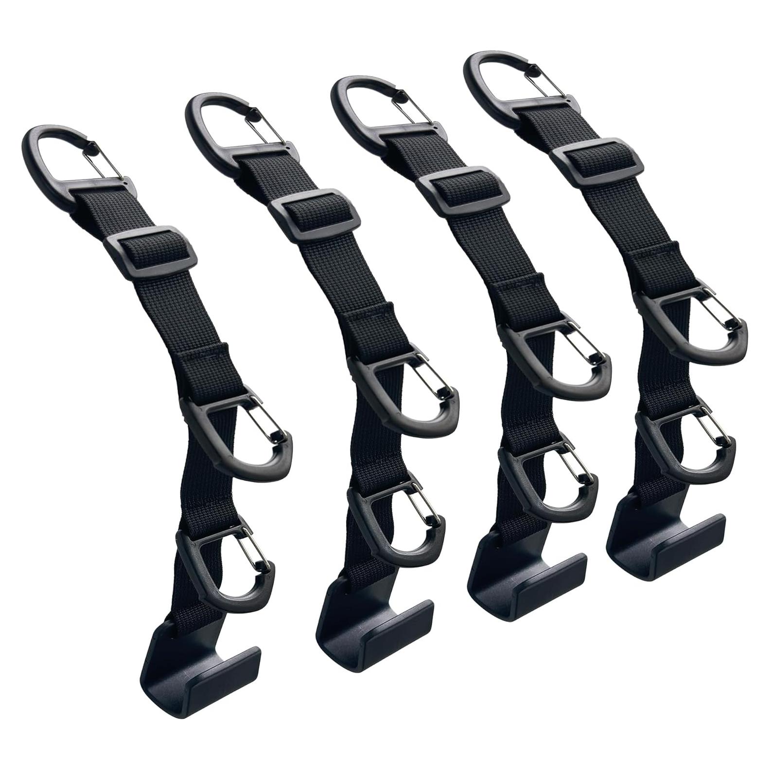 Ganchos para Reposacabezas de Coche BEATUNEE - Paquete de 4