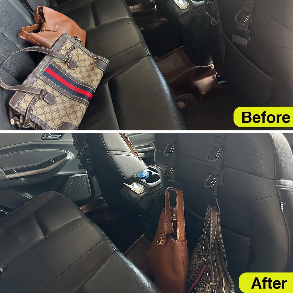 Ganchos para Reposacabezas de Coche BEATUNEE - Paquete de 4