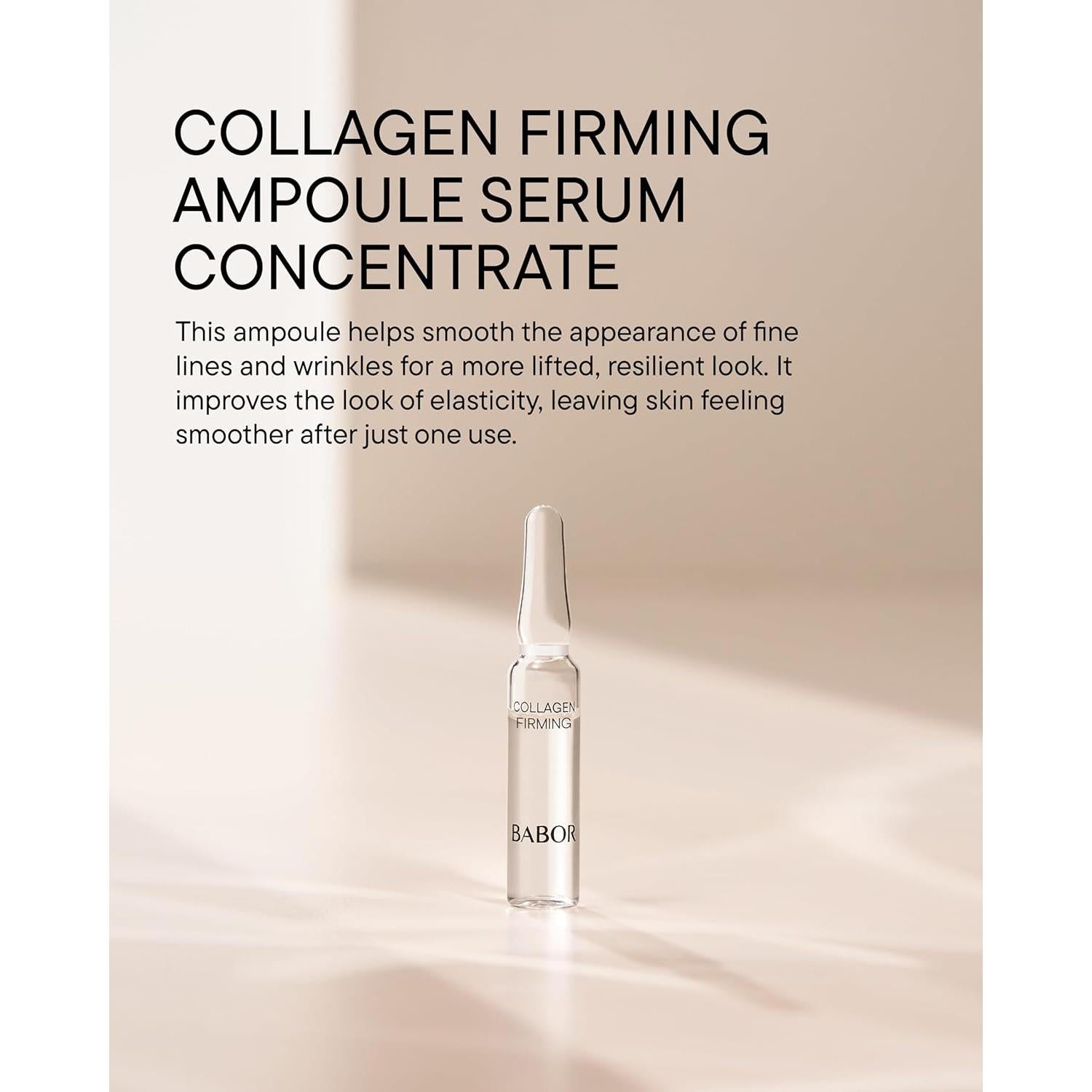 Ampollas de Colágeno Reafirmante BABOR 7 Días Suero Antienvejecimiento