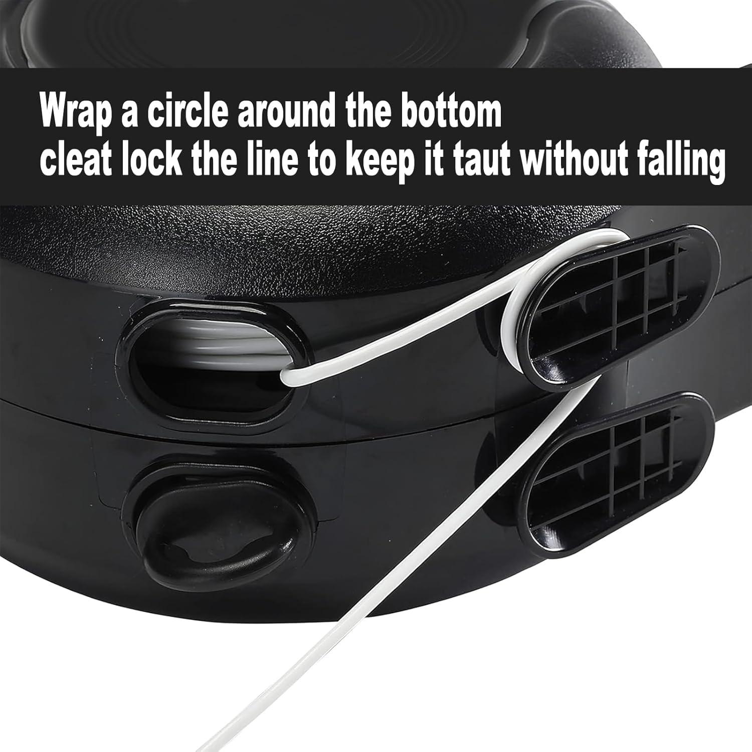 Tendedero Retráctil Doble HOXSURY 30 m Resistente Interior/Exterior