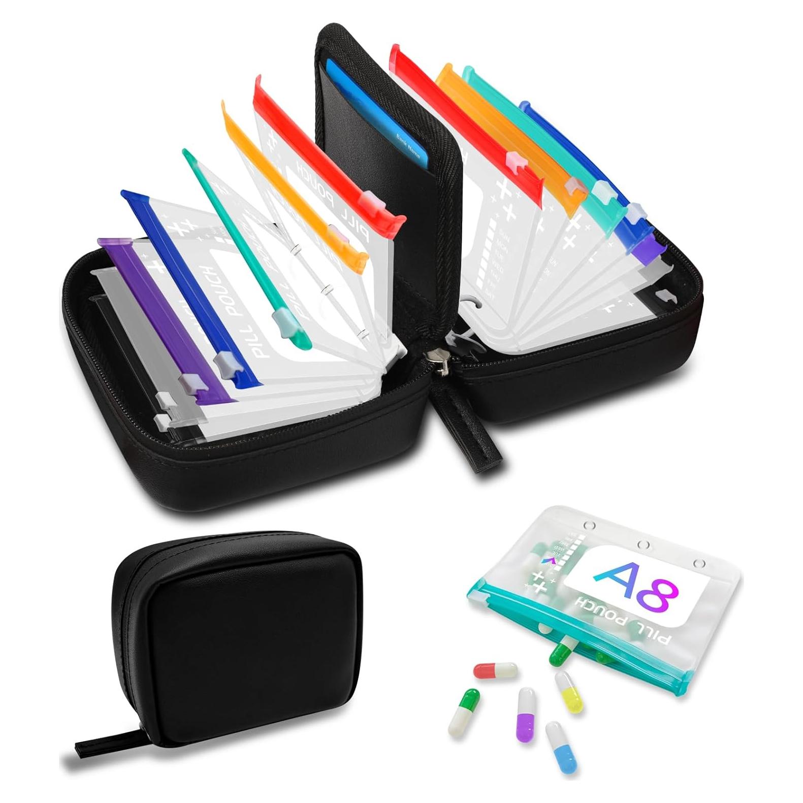 Organizador de Pastillas Timueetech A8 Grande Reutilizable