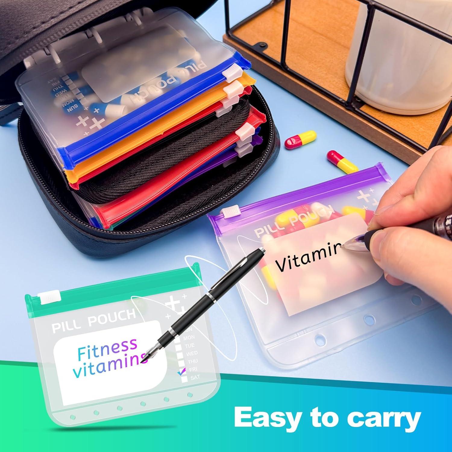 Organizador de Pastillas Timueetech A8 Grande Reutilizable