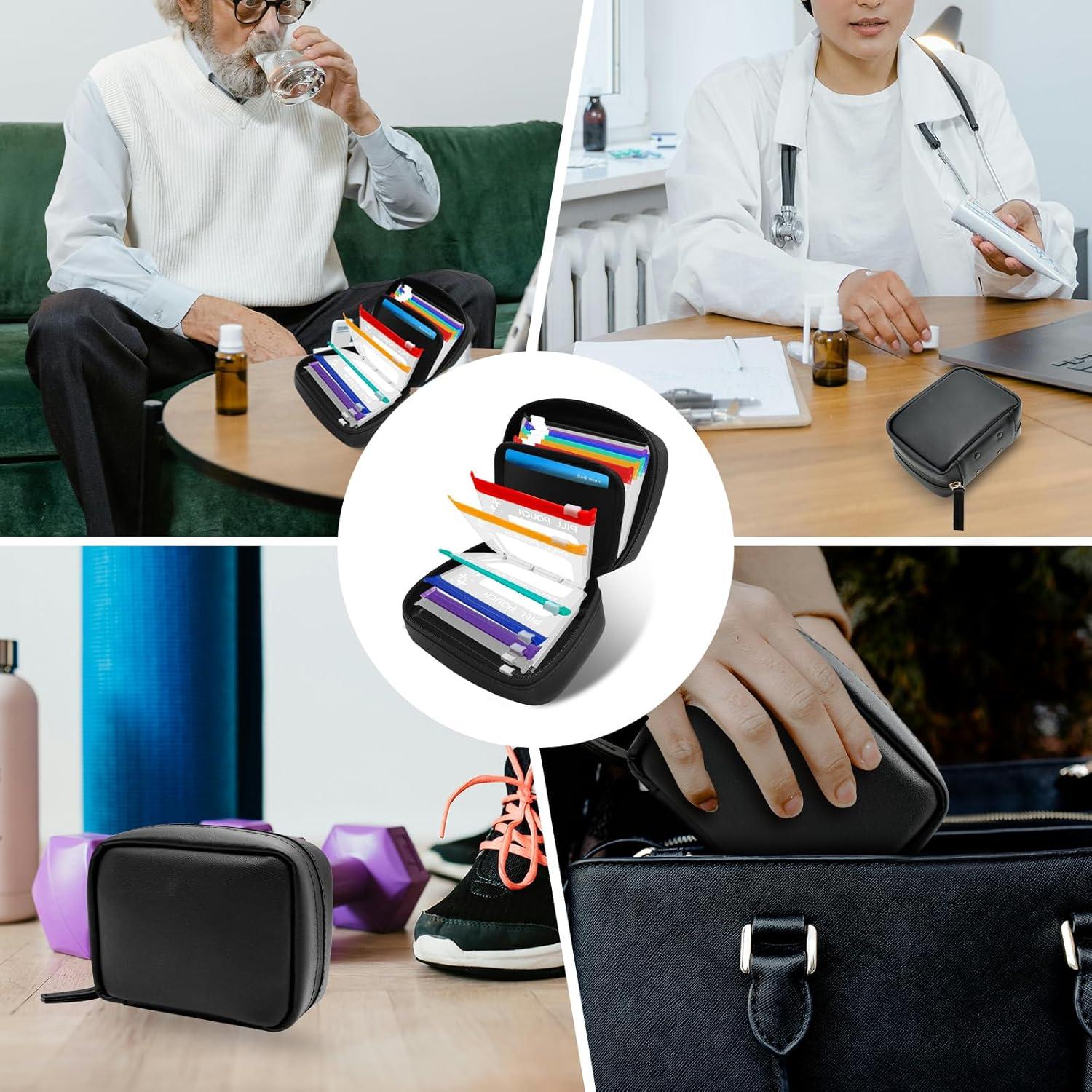 Organizador de Pastillas Timueetech A8 Grande Reutilizable