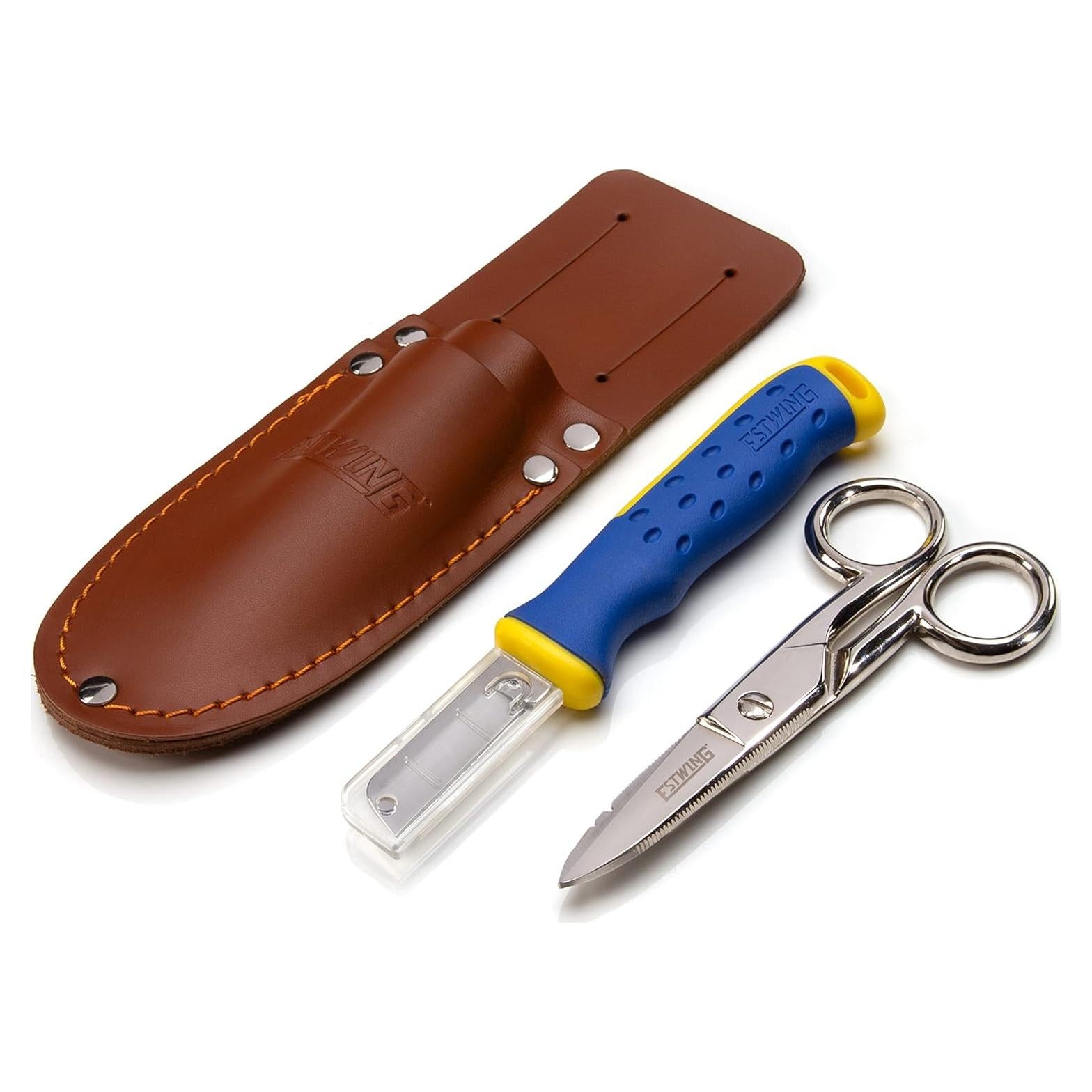 Juego de Herramientas Estwing: Tijeras y Cuchillo para Cables