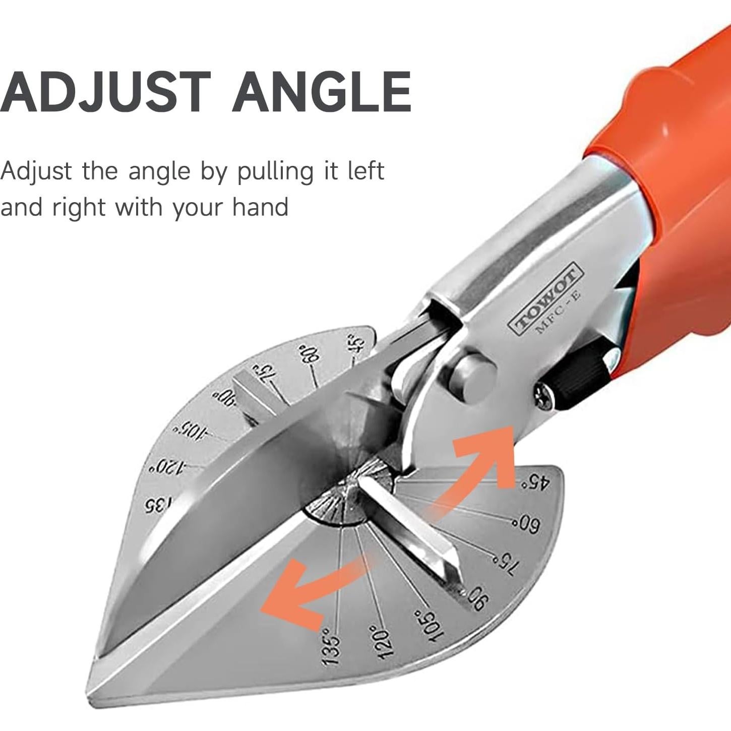 Cortador de Inglete TOWOT Sharp, Ajustable 45-135°