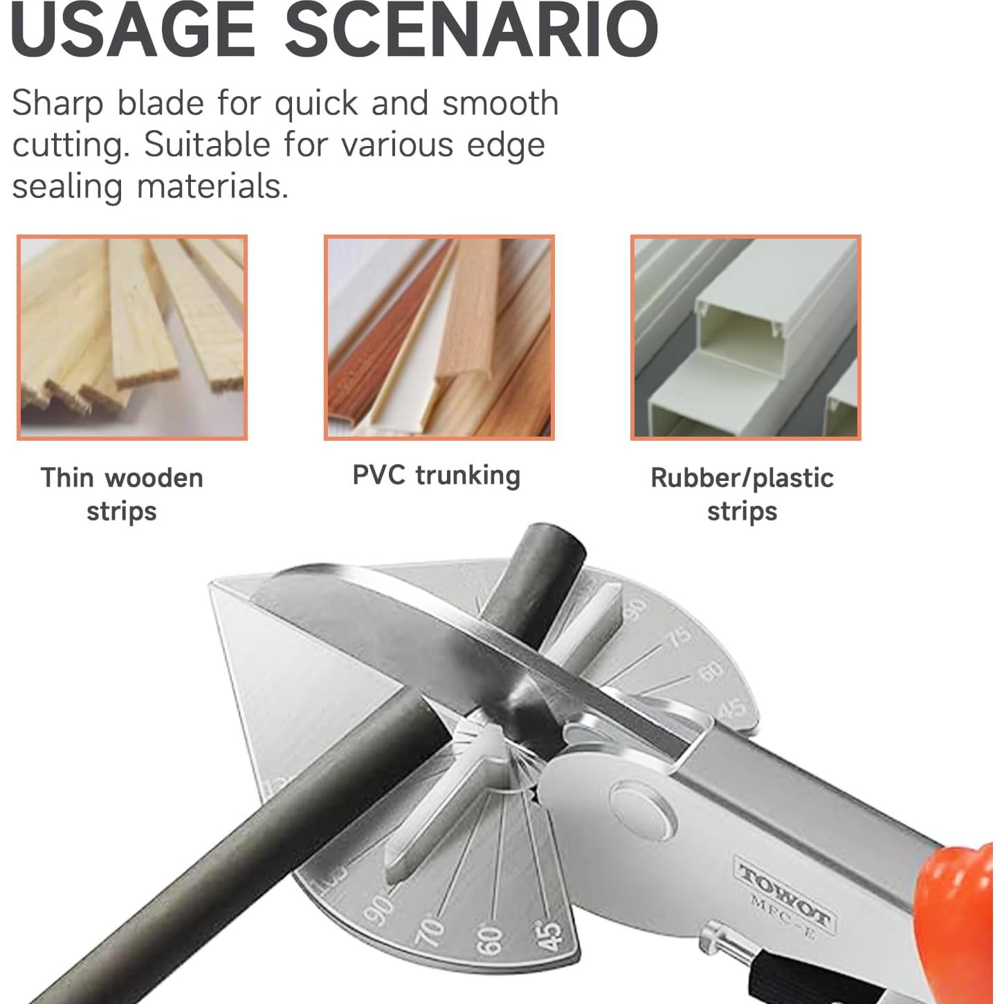 Cortador de Inglete TOWOT Sharp, Ajustable 45-135°