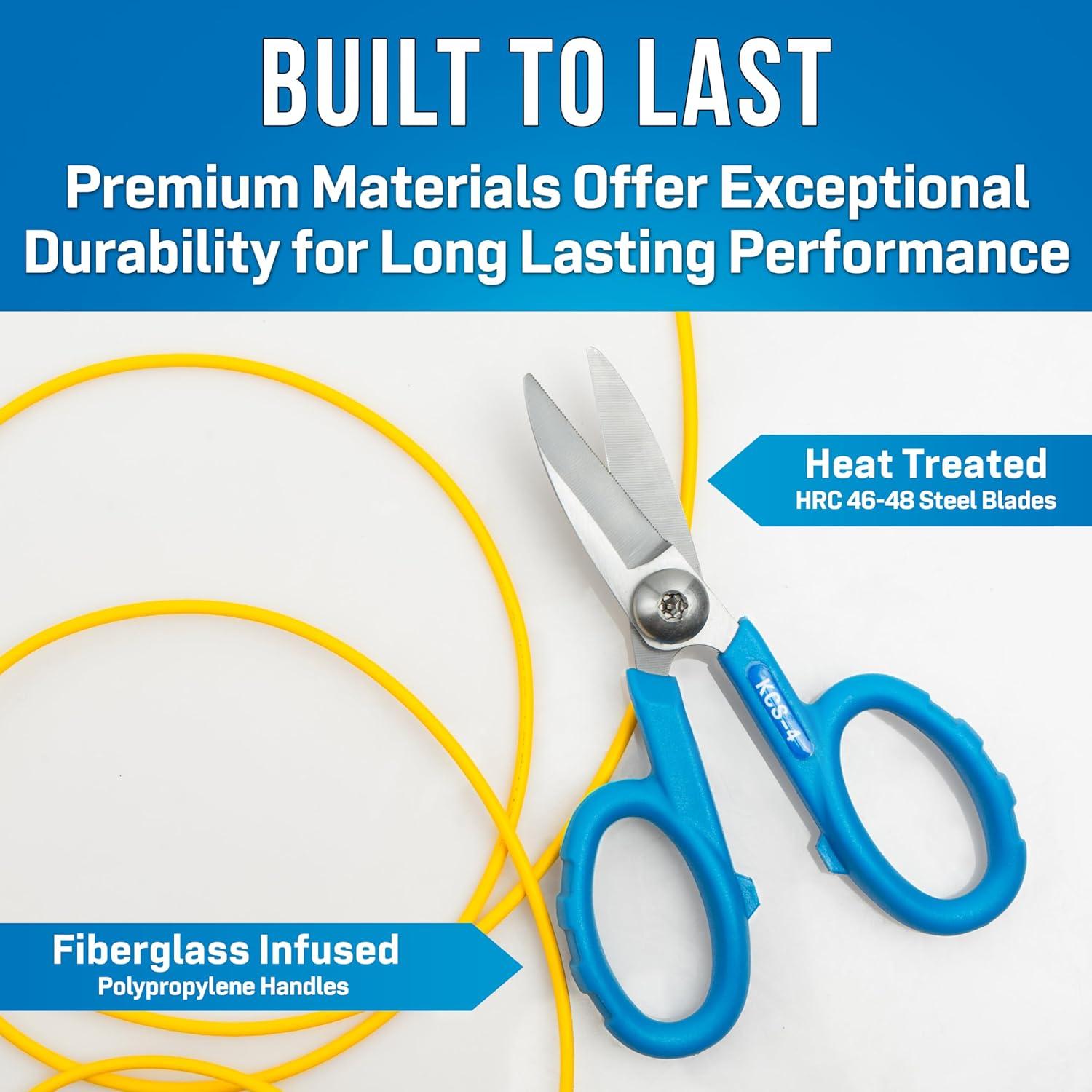 Tijeras de Corte de Kevlar Jonard KCS-4 - Acero Carbono