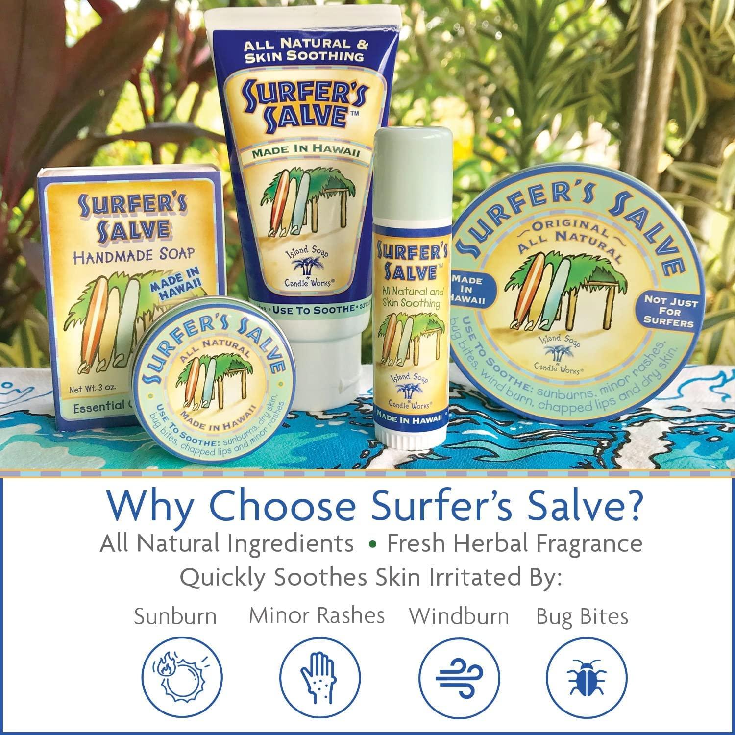 Bálsamo Natural Surfer's Salve Island Soap 14.17g - Hidratante