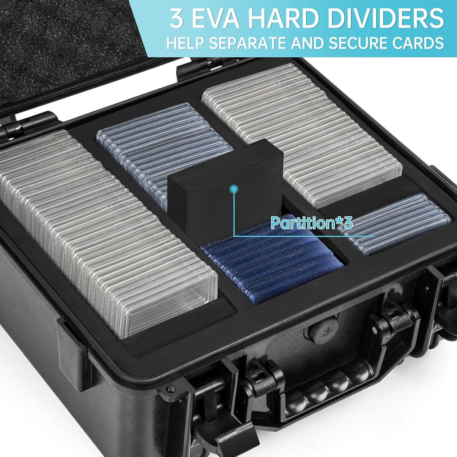 Caja de Almacenamiento WELIDAY para Tarjetas 300 Toploaders