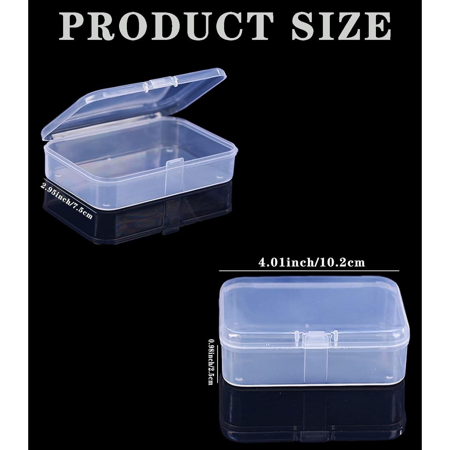 Cajas de Cartas Transparentes Gansita 18 Piezas 10.2x7.5cm