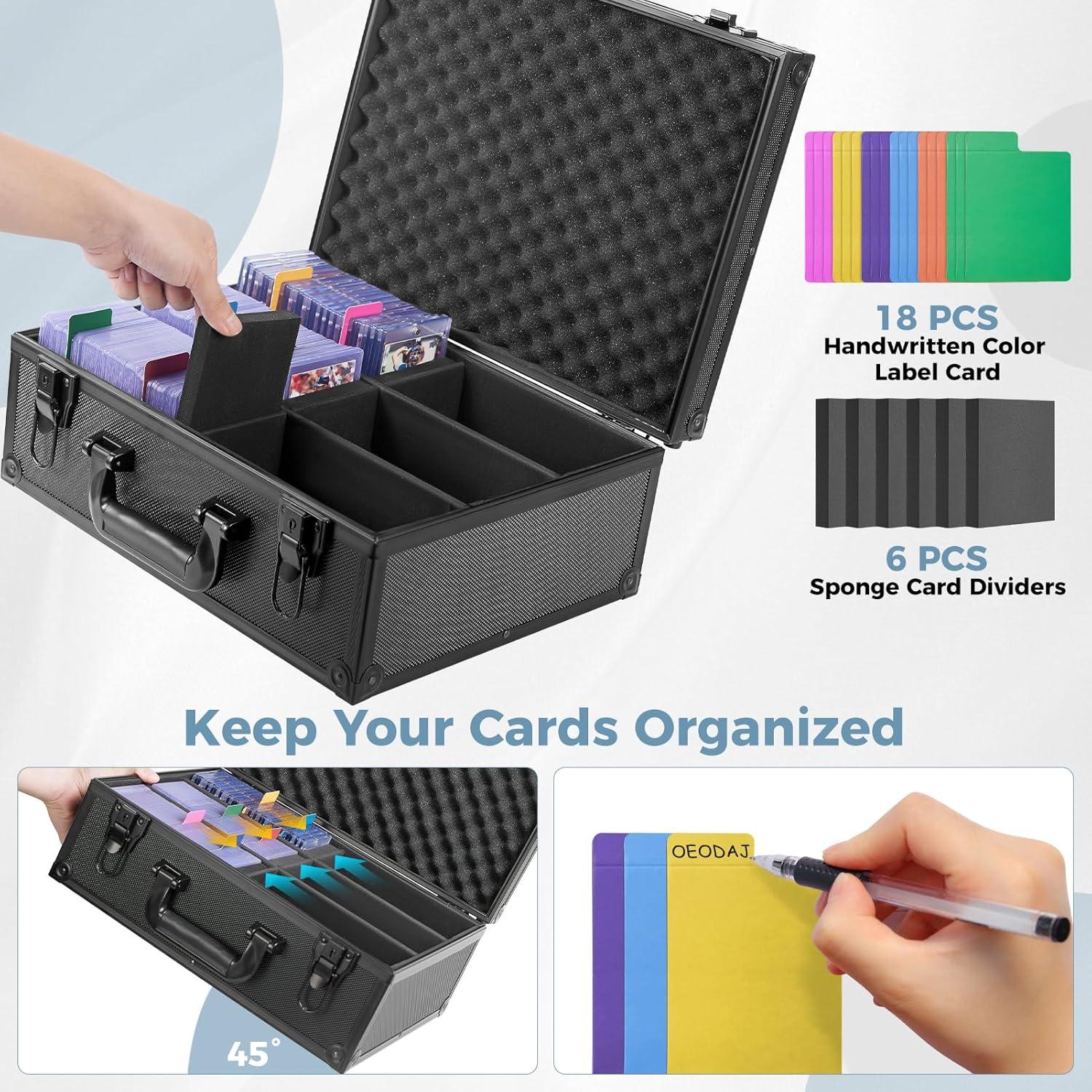 Caja de Almacenamiento para Cartas OEODAJ 600 Toploaders