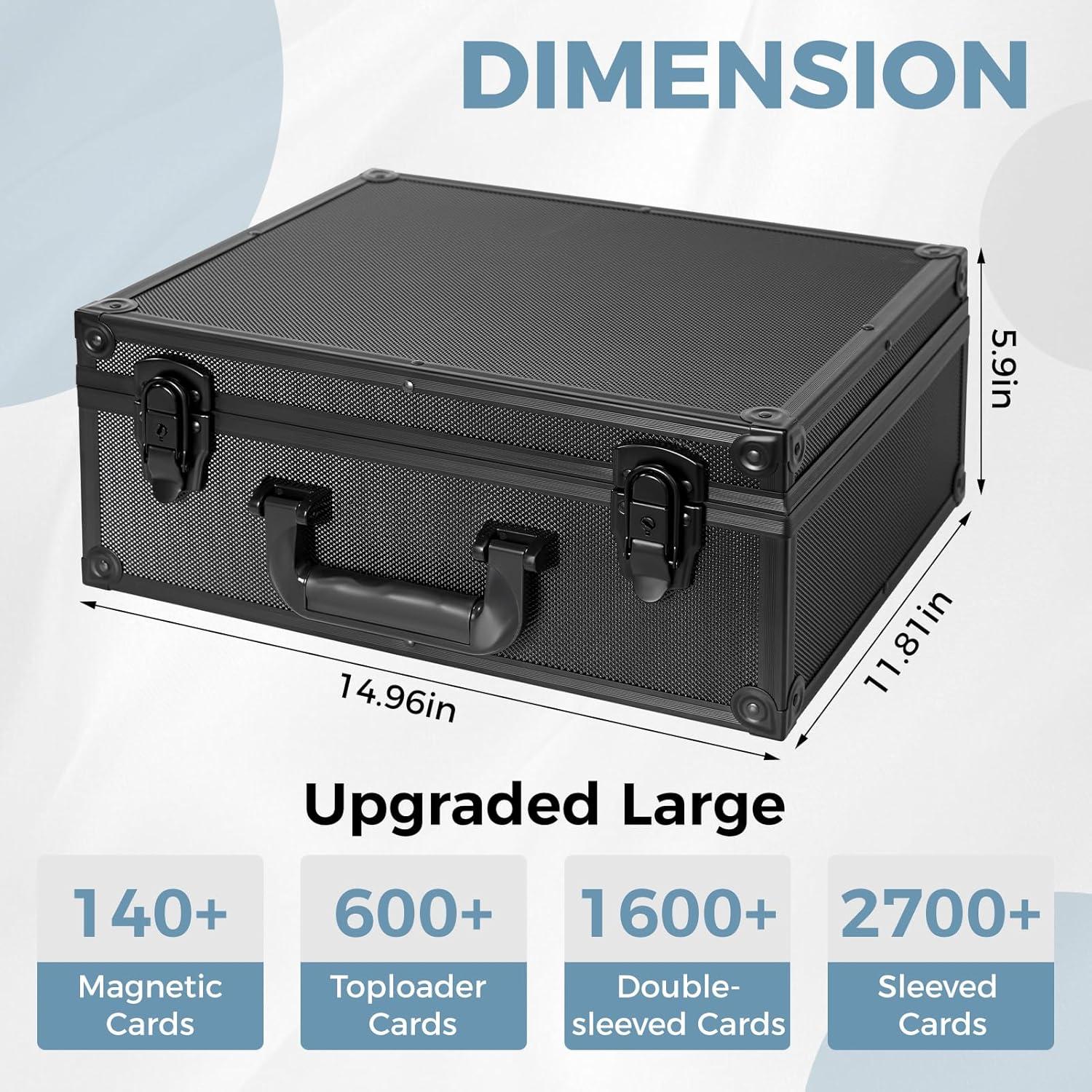 Caja de Almacenamiento para Cartas OEODAJ 600 Toploaders