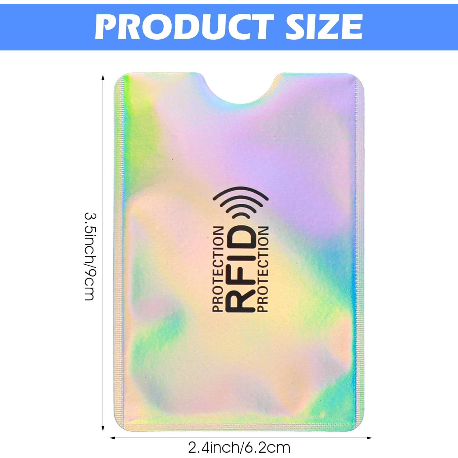 Juego de 12 fundas bloqueadoras RFID Sorcristy - 6 colores
