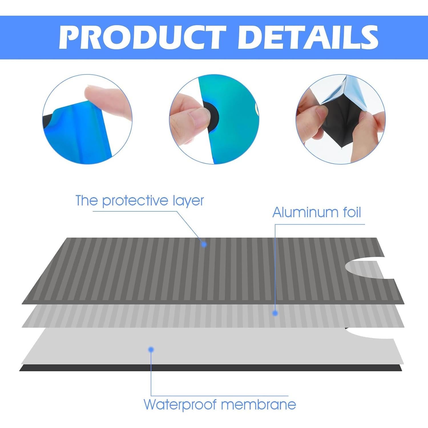 Juego de 12 fundas bloqueadoras RFID Sorcristy - 6 colores