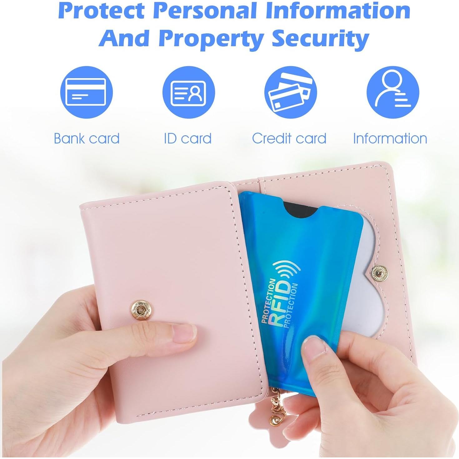 Juego de 12 fundas bloqueadoras RFID Sorcristy - 6 colores